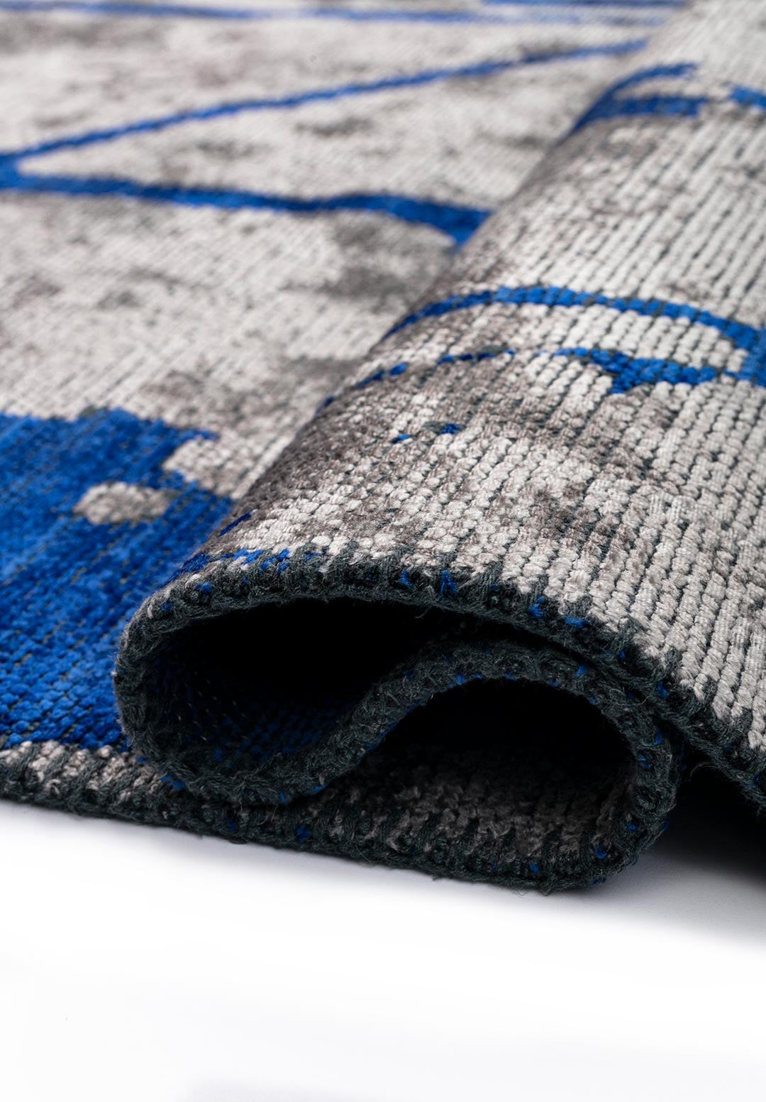 SKETCH SAX BLUE - LIGHT GREY RUG - 2