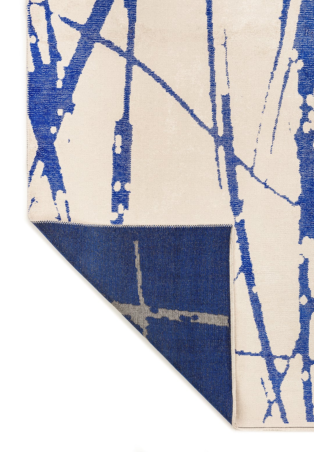SKETCH SAX BLUE - ECRU RUG - 3