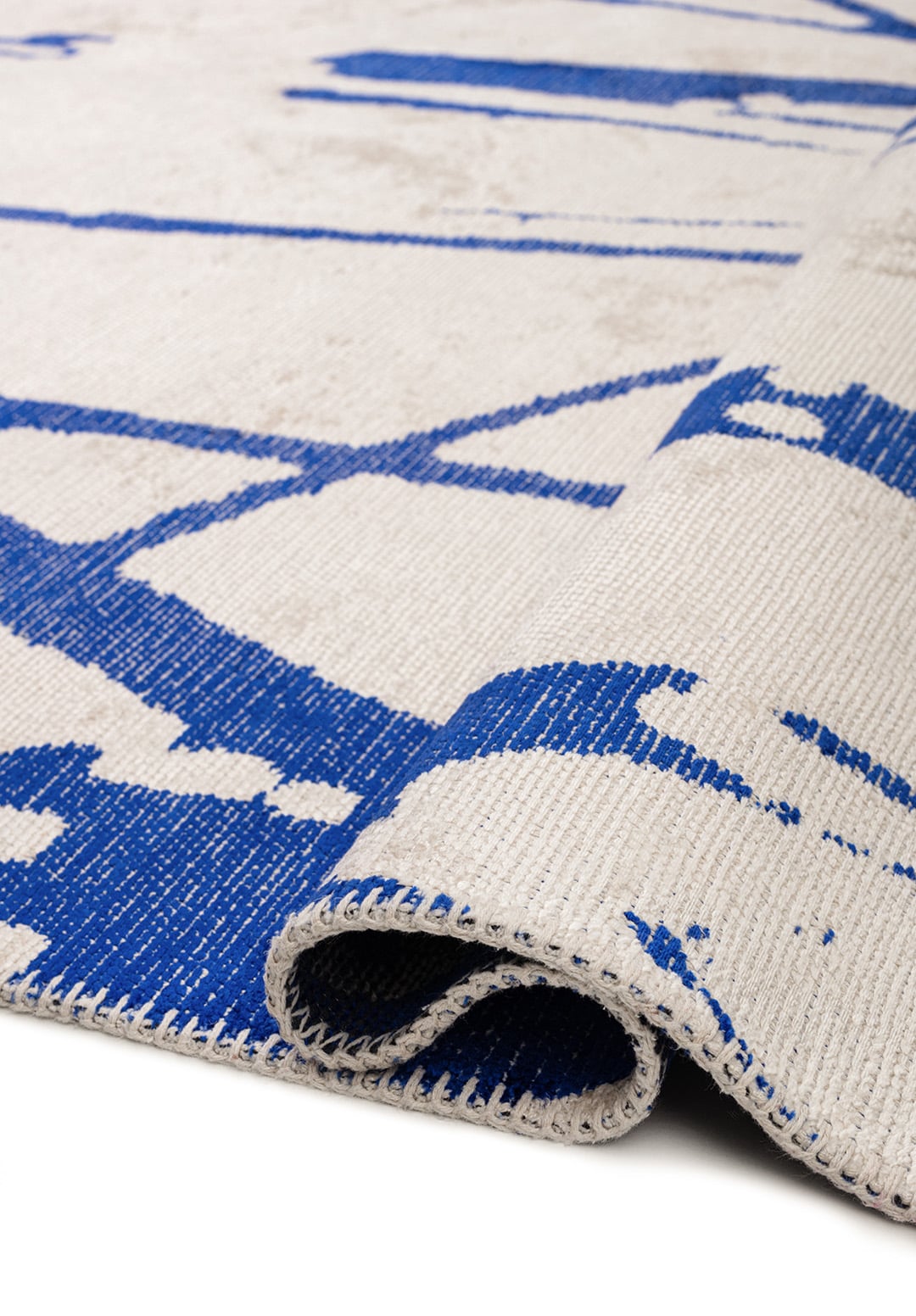 SKETCH SAX BLUE - ECRU RUG - 2