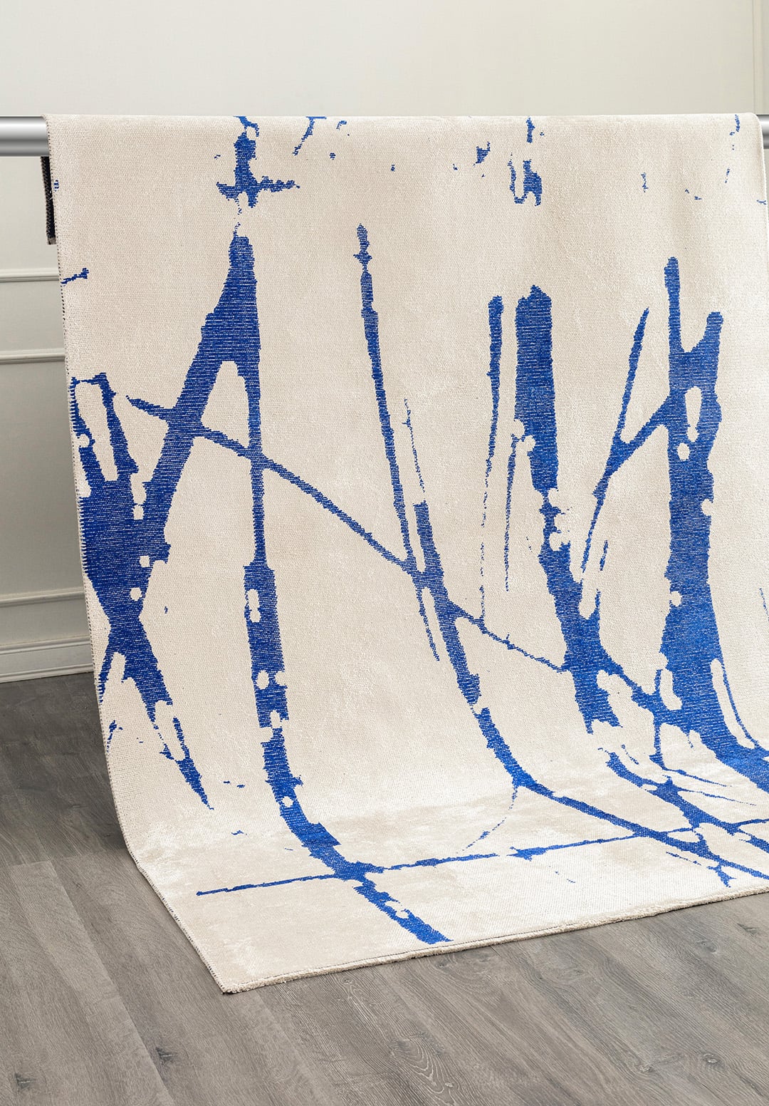 SKETCH SAX BLUE - ECRU RUG - 4