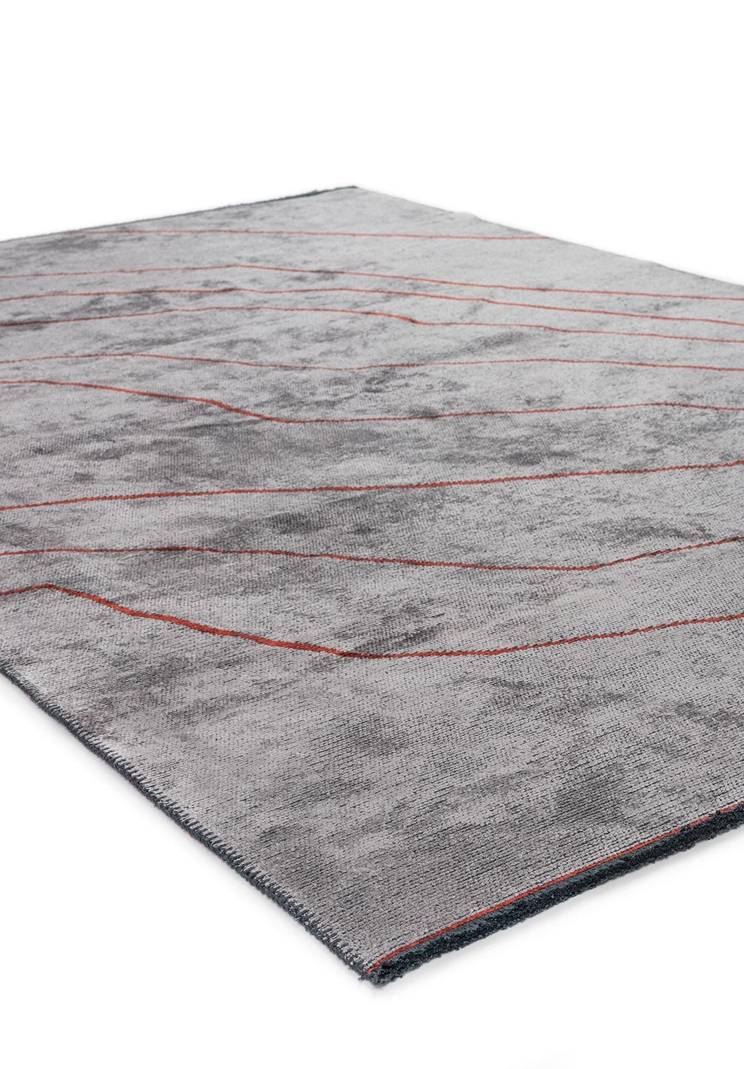CURVE LIGHT GREY - DARK TERRA RUG - 4