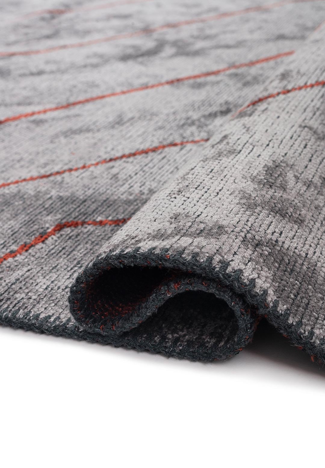 CURVE LIGHT GREY - DARK TERRA RUG - 2