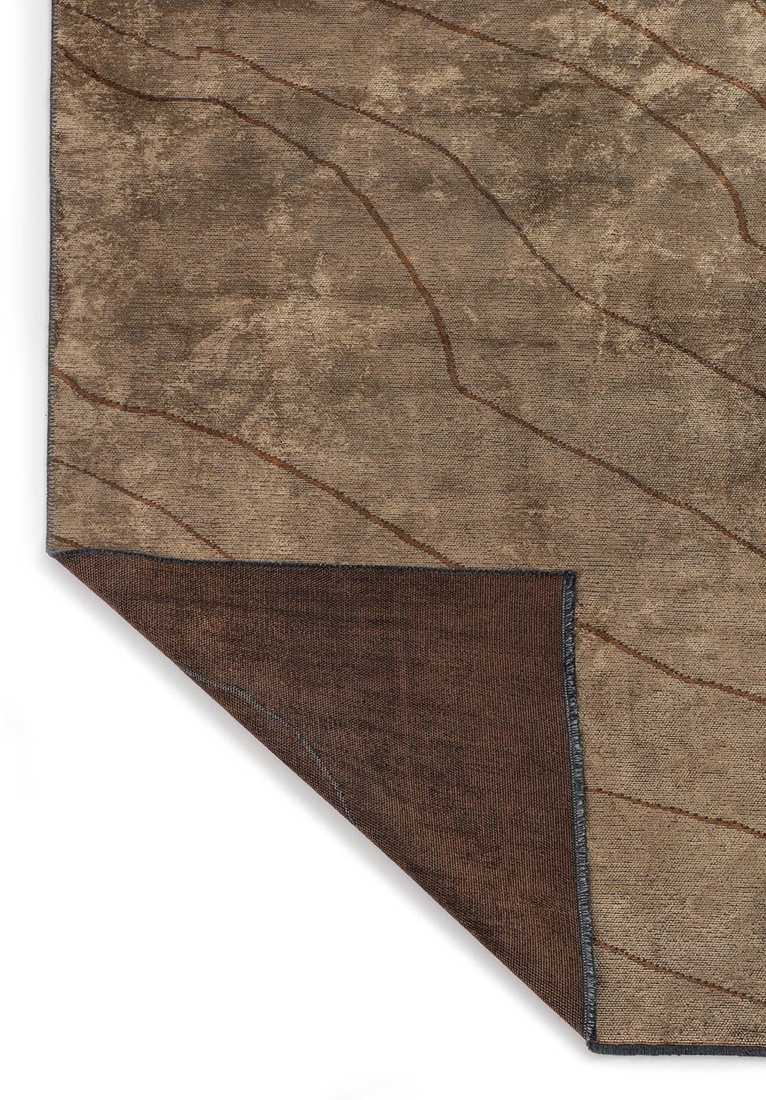 CURVE LIGHT BROWN - CACAO RUG - 3