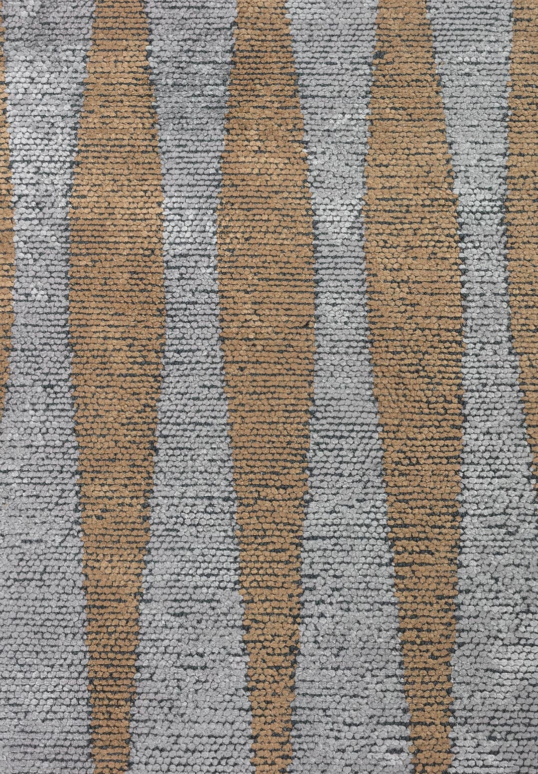 MERIDIAN LIGHT BROWN - ICE BLUE RUG - 5