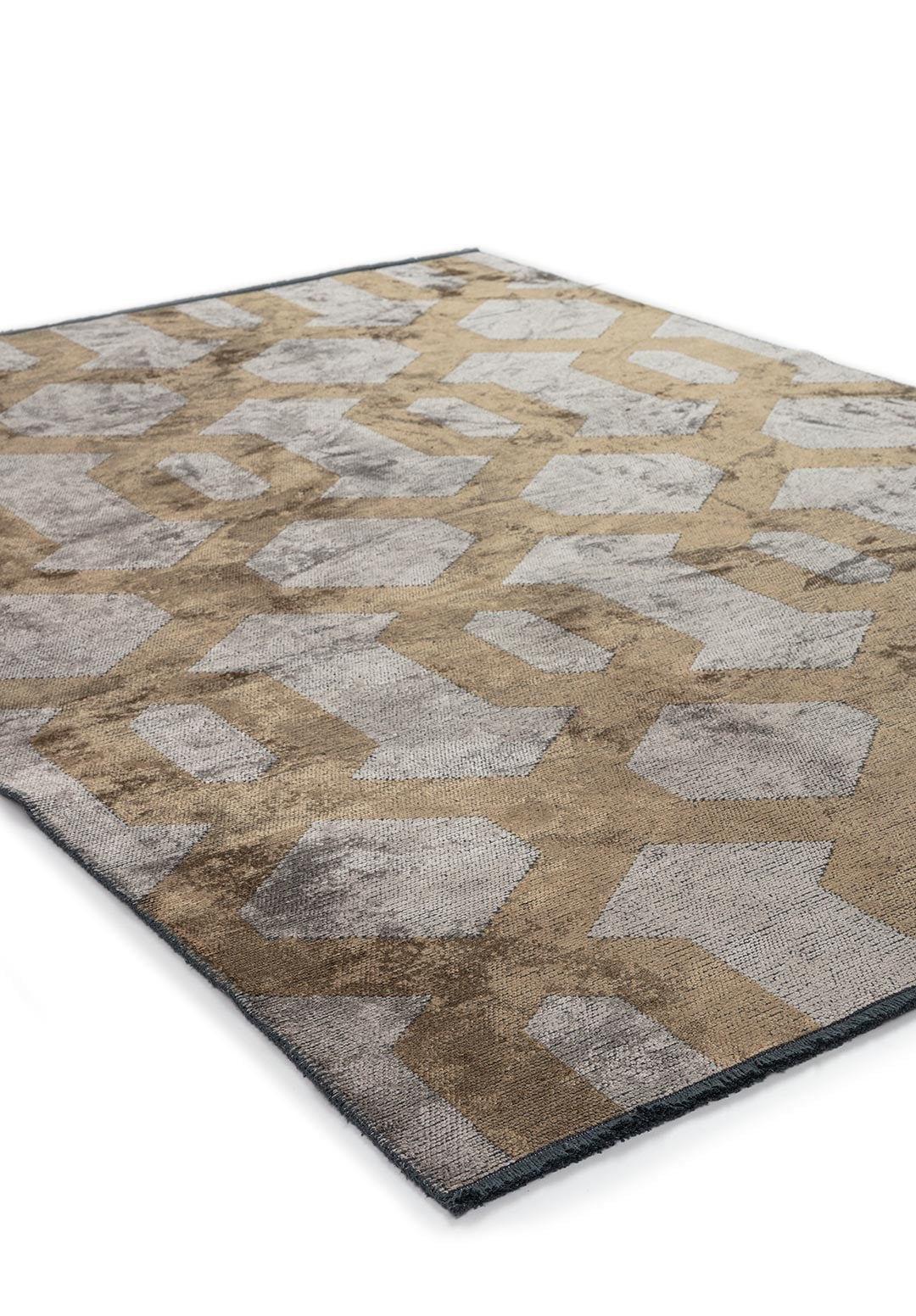 CHAIN LIGHT BROWN - BEIGE RUG - 4