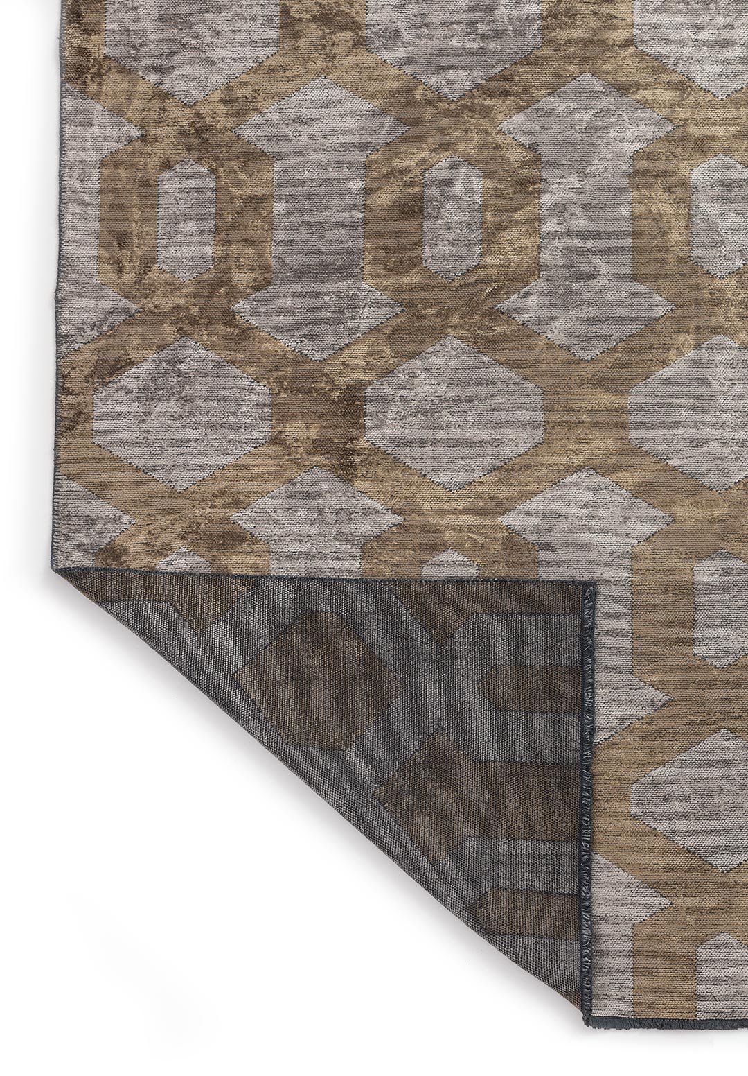 CHAIN LIGHT BROWN - BEIGE RUG - 3