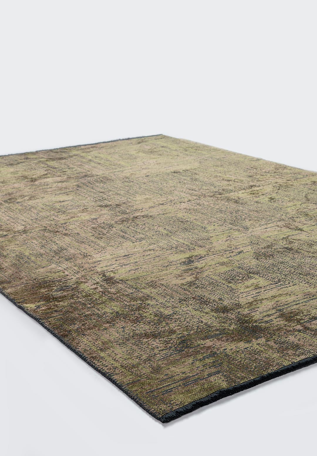 SICILY LIGHT BROWN - GREEN RUG - 4