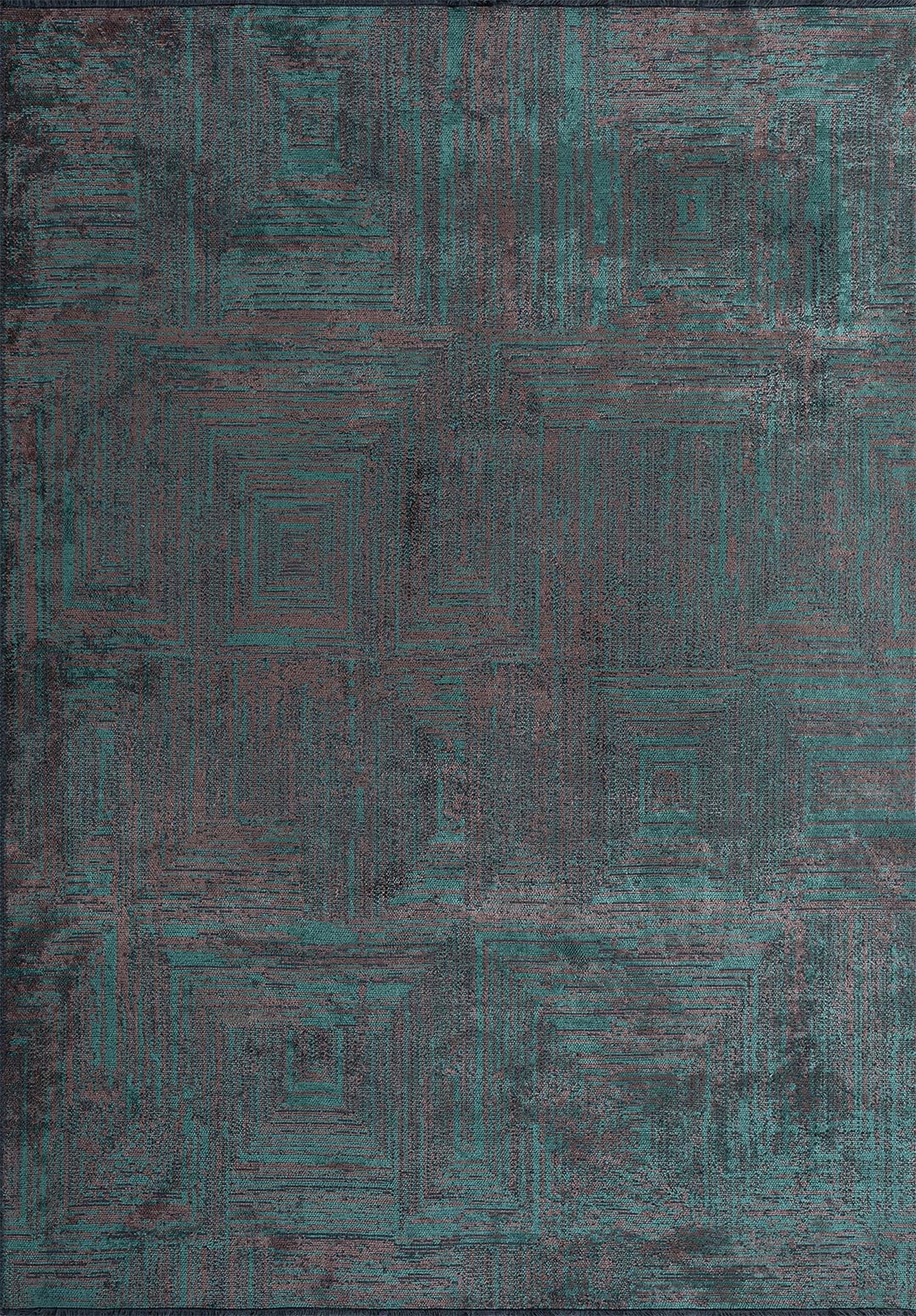 SICILY DARK MINK - DARK GREEN RUG - 1