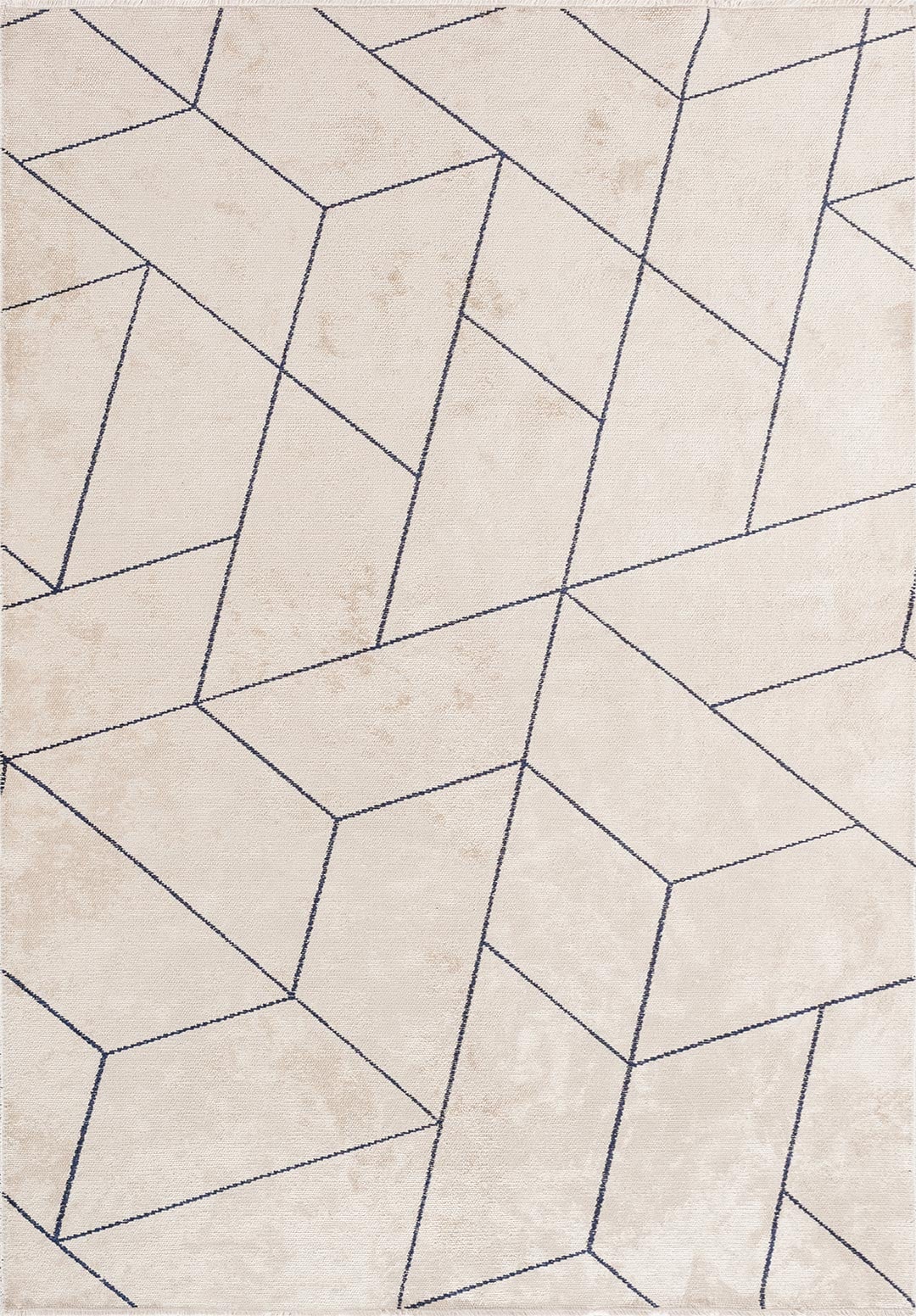 STONE DARK NAVY - ECRU RUG - 1