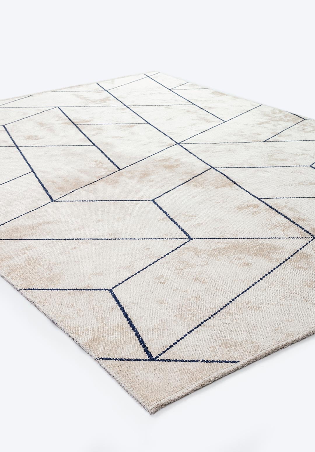 STONE DARK NAVY - ECRU RUG - 4