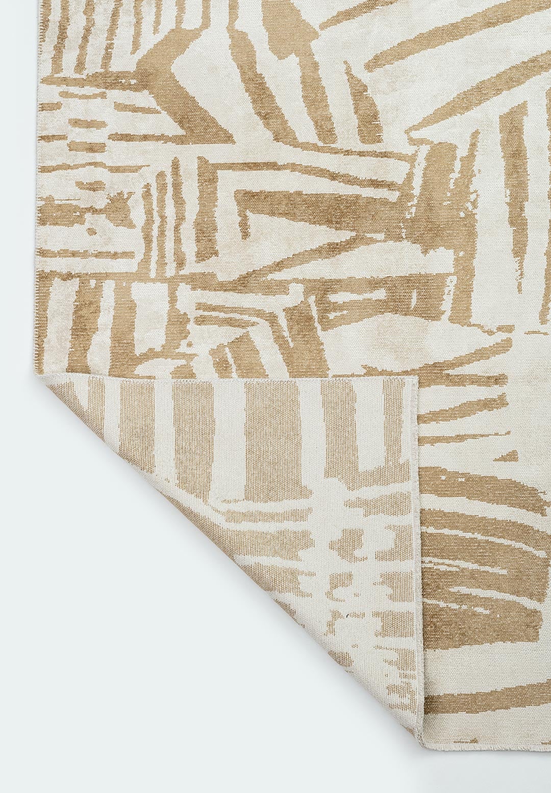 GRAFFITI DARK BEIGE - ECRU RUG - 3