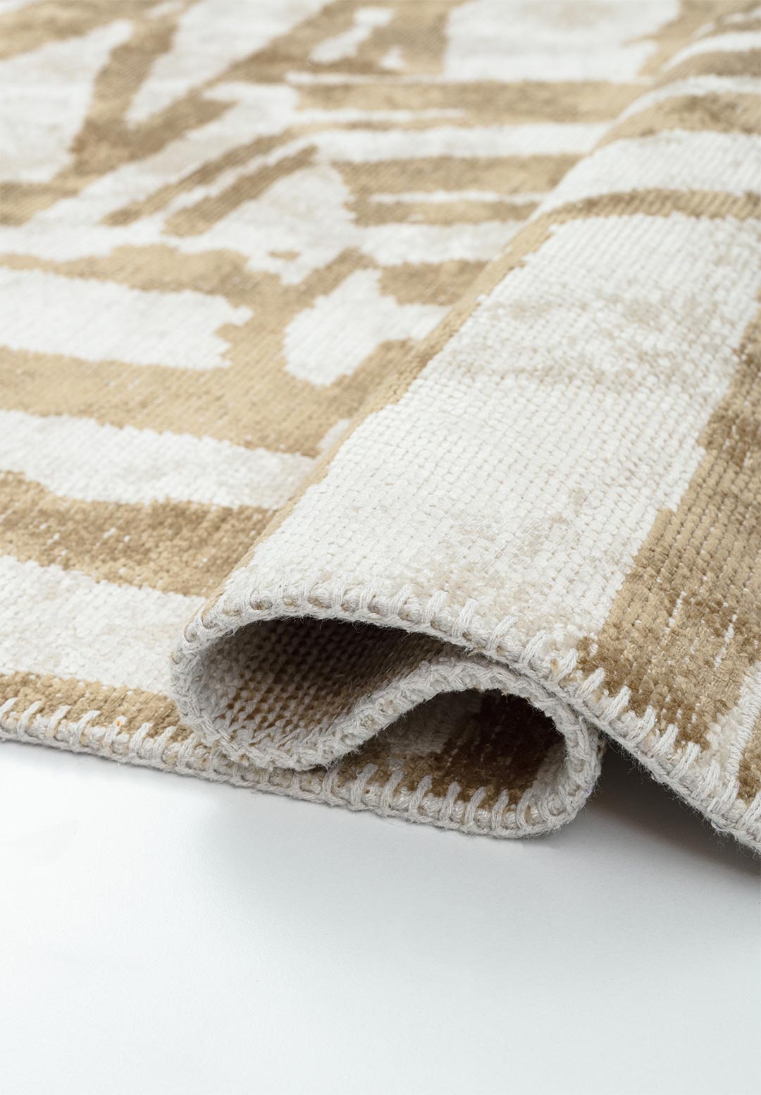 GRAFFITI DARK BEIGE - ECRU RUG - 2