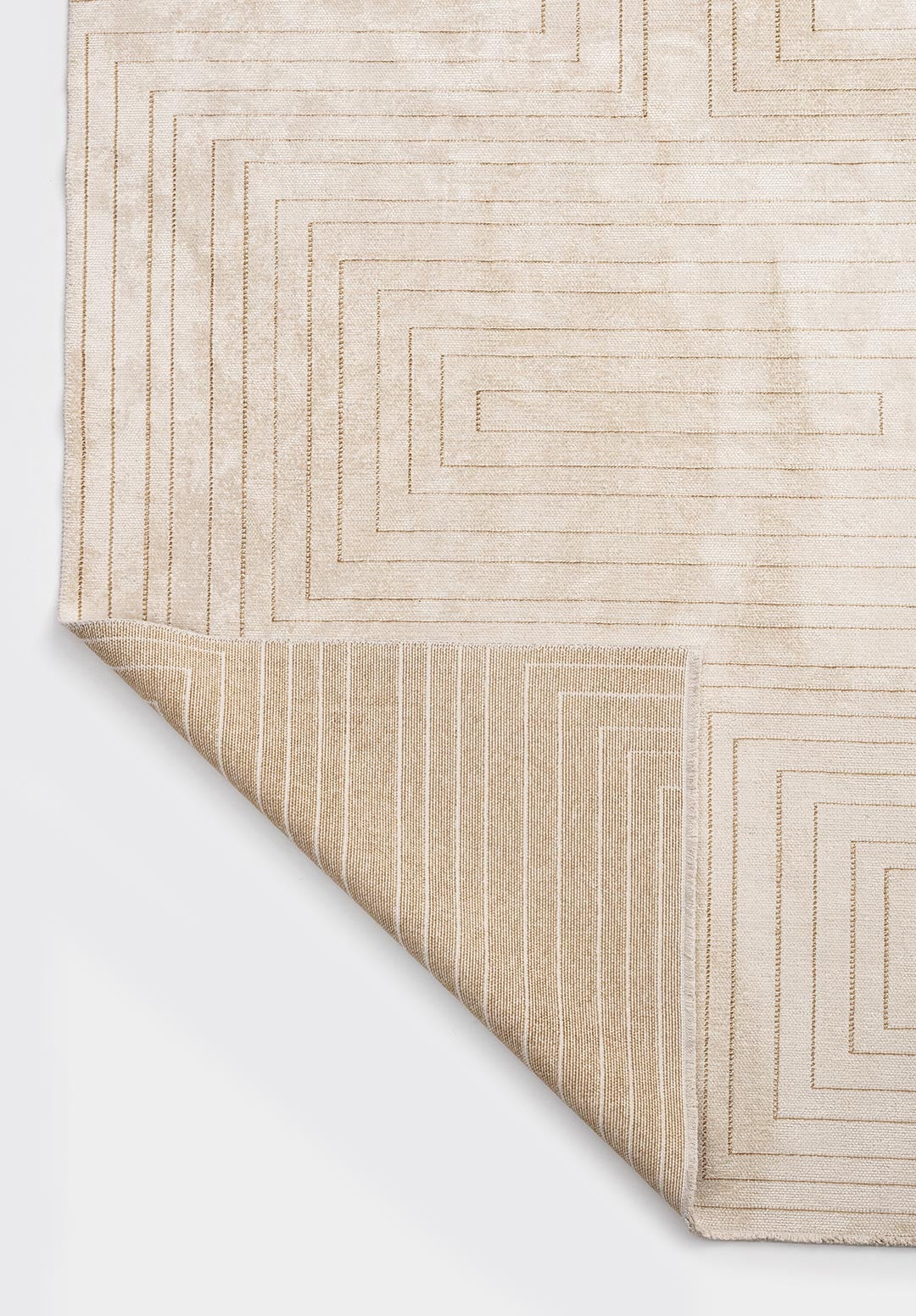 MAZE DARK BEIGE - ECRU RUG - 3