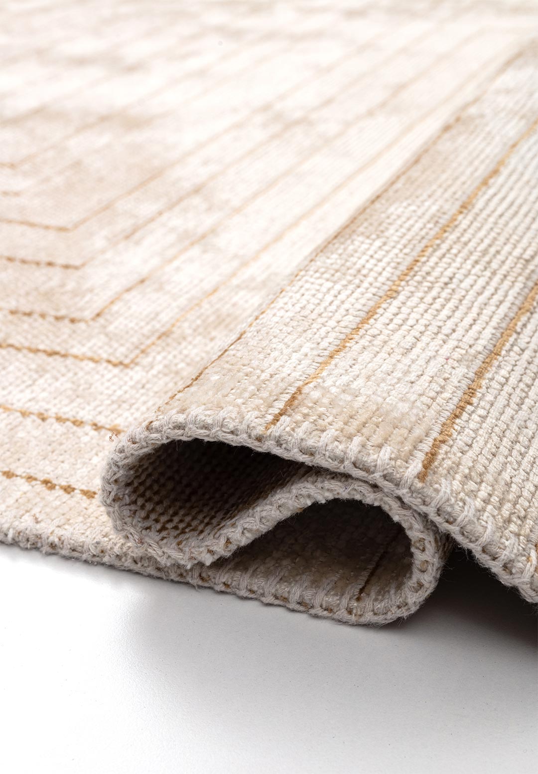 MAZE DARK BEIGE - ECRU RUG - 2