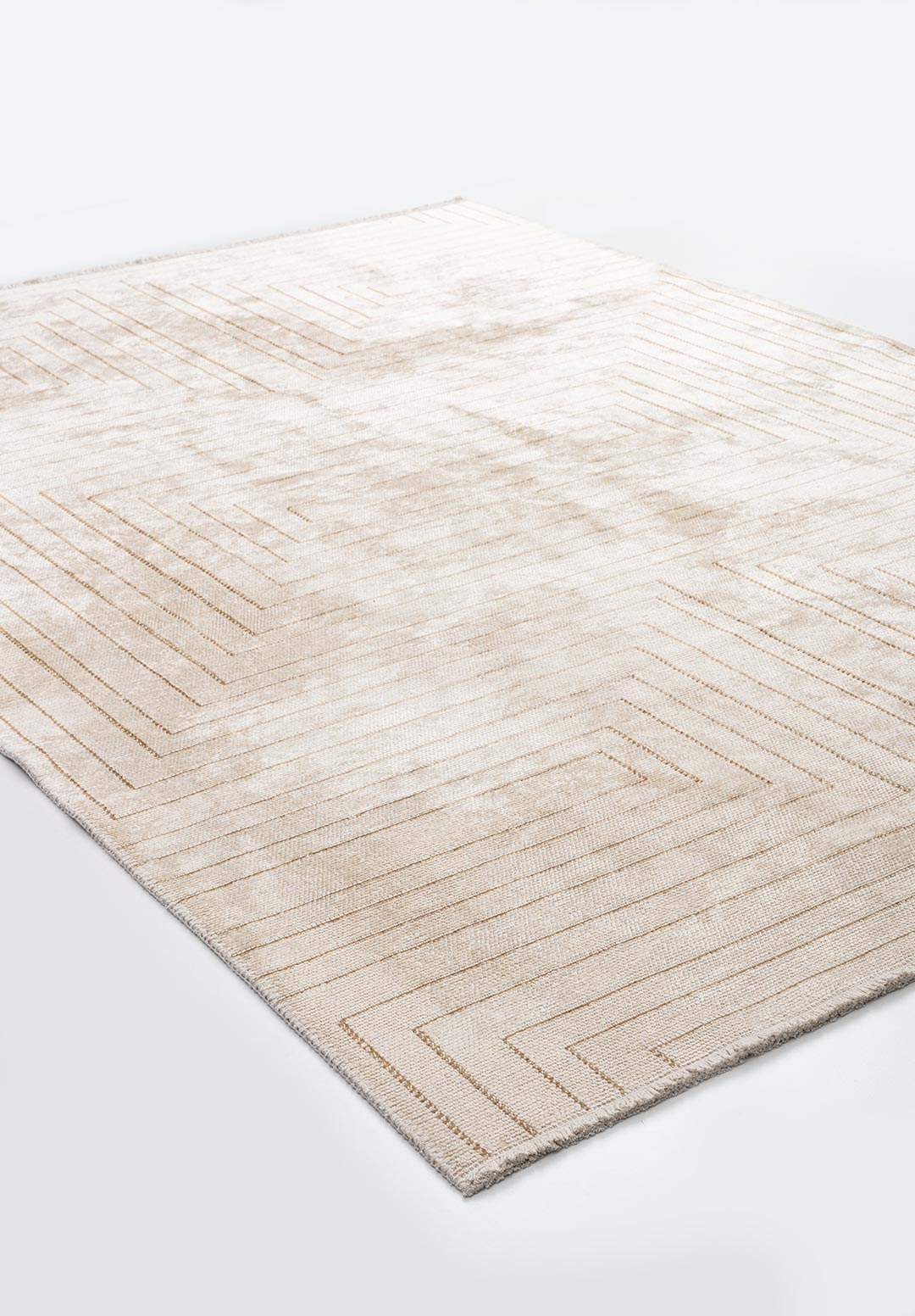 MAZE DARK BEIGE - ECRU RUG - 4