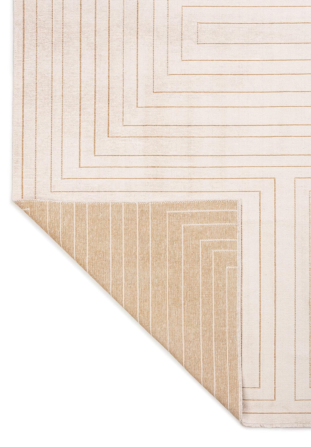 MAZE LIGHT BROWN - ECRU RUG - 3