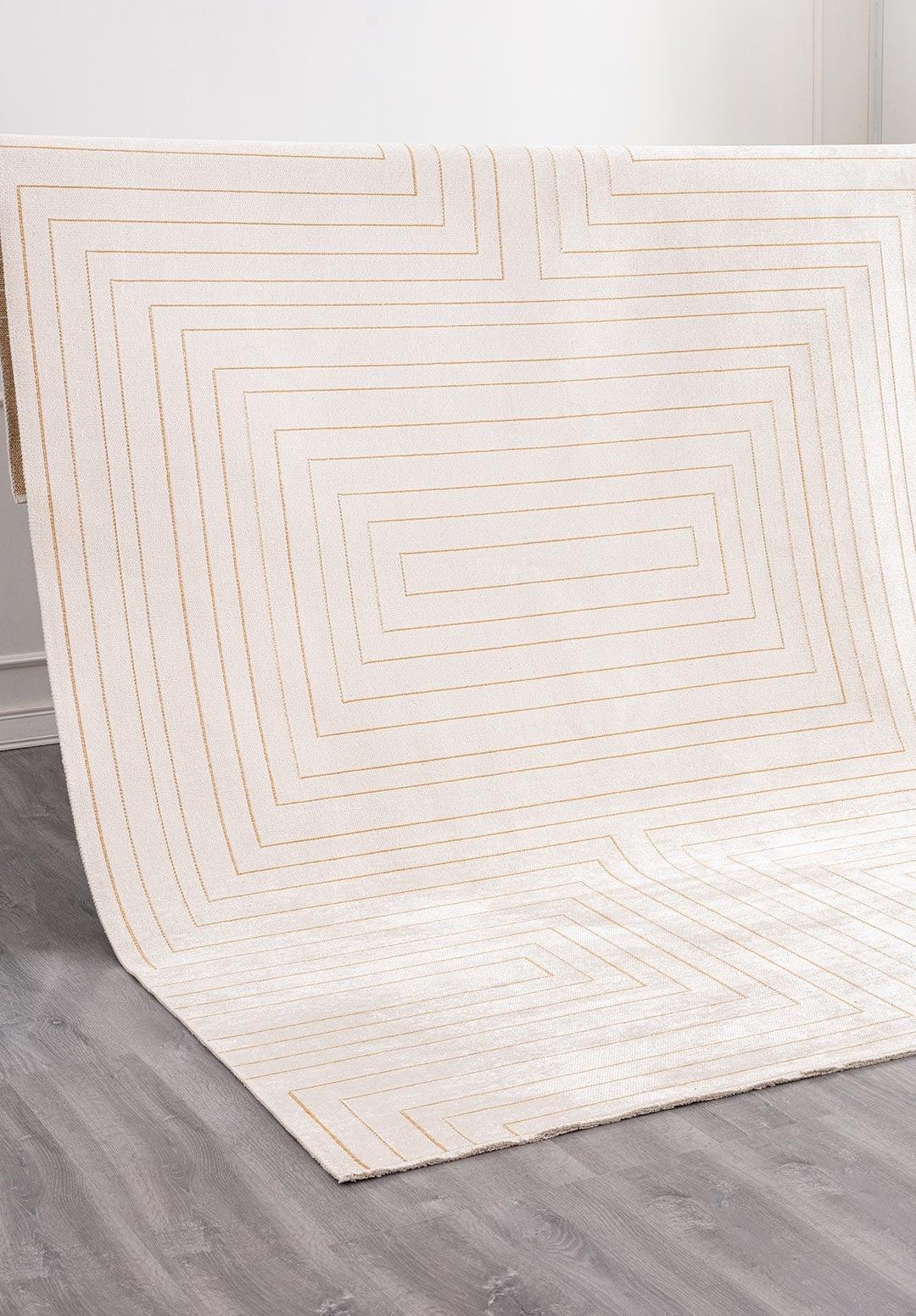 MAZE LIGHT BROWN - ECRU RUG - 6