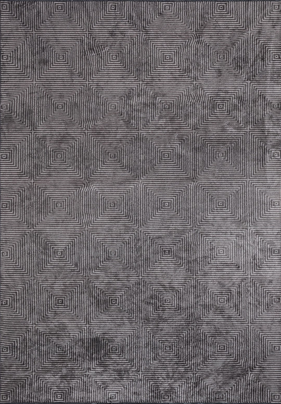 COSMOS LIGHT GREY - CHARCOAL RUG - 1