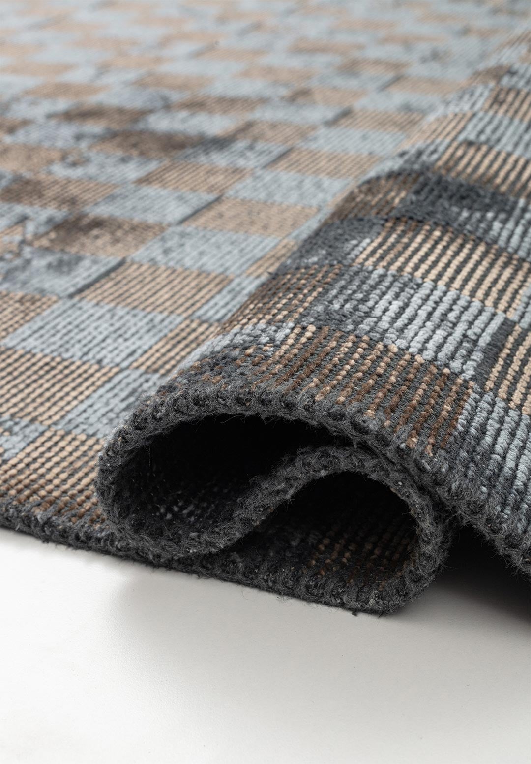 CRUST DARK BEIGE - BLUE RUG - 2
