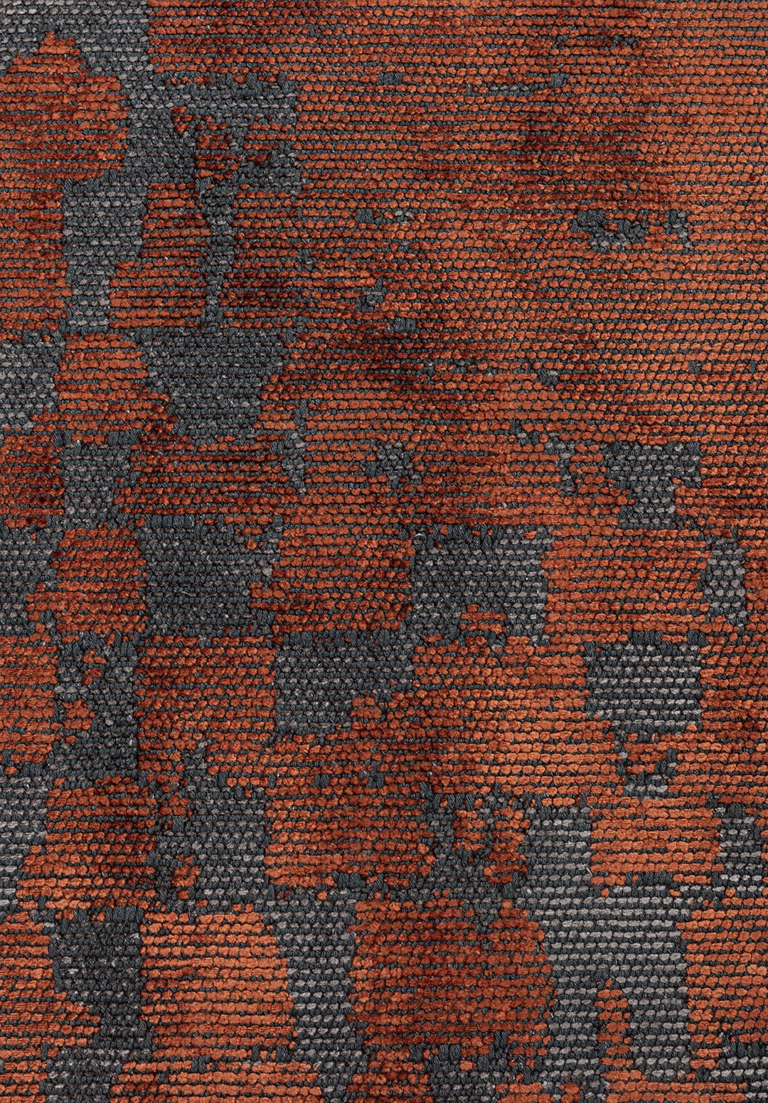 FLAKE DARK GREY - RUST RUG - 5