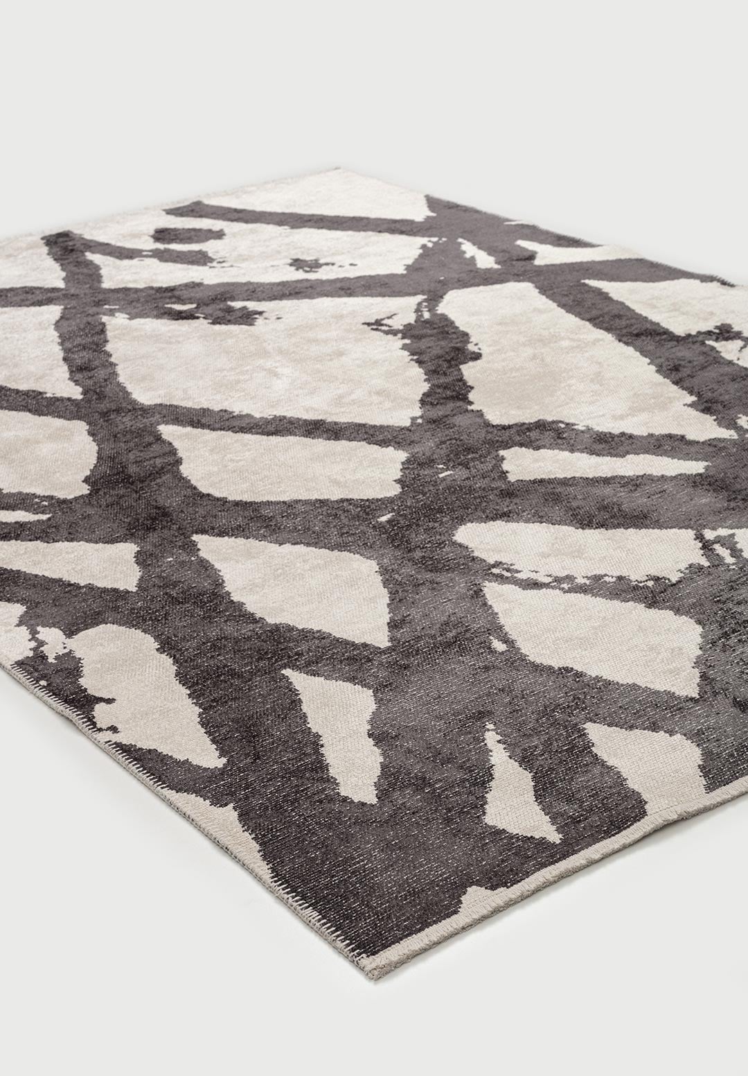 BRANCH CHARCOAL - ECRU RUG - 4