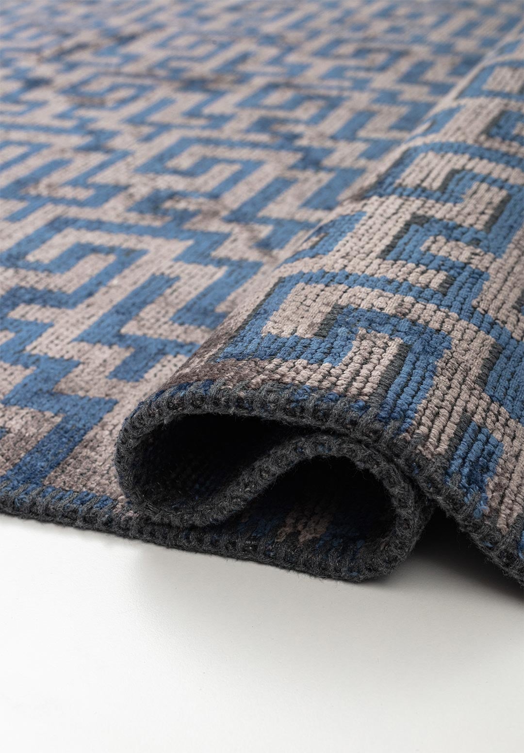 CATERPILLAR NAVY BLUE - DARK GREY RUG - 2