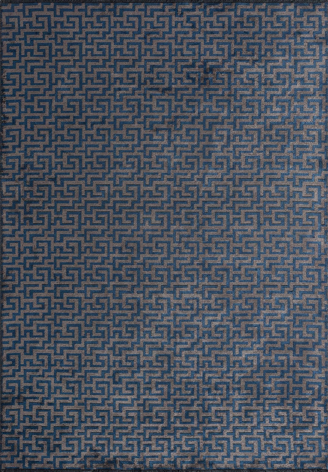 CATERPILLAR NAVY BLUE - DARK GREY RUG - 1