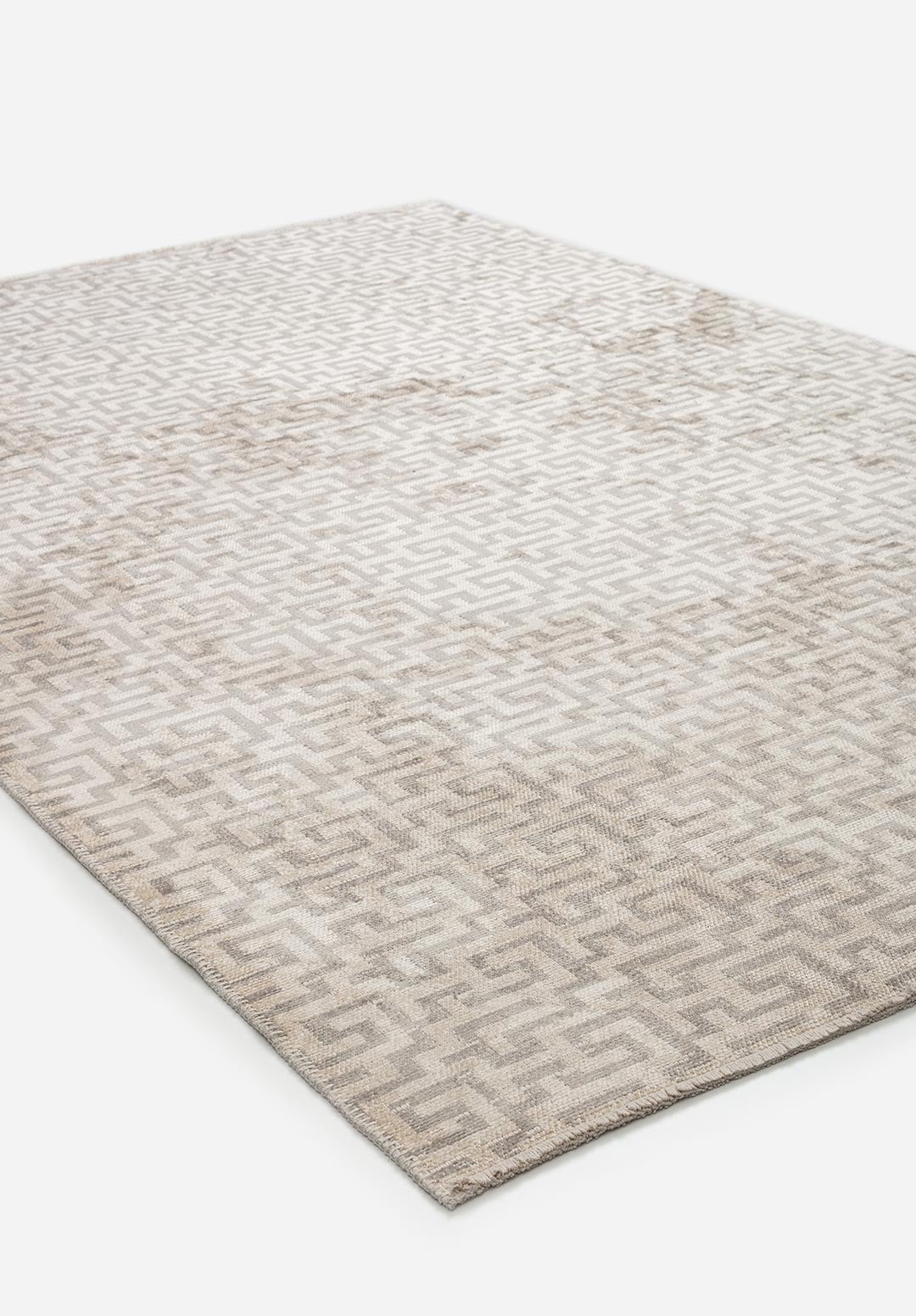 CATERPILLAR LIGHT GREY - ECRU RUG - 4