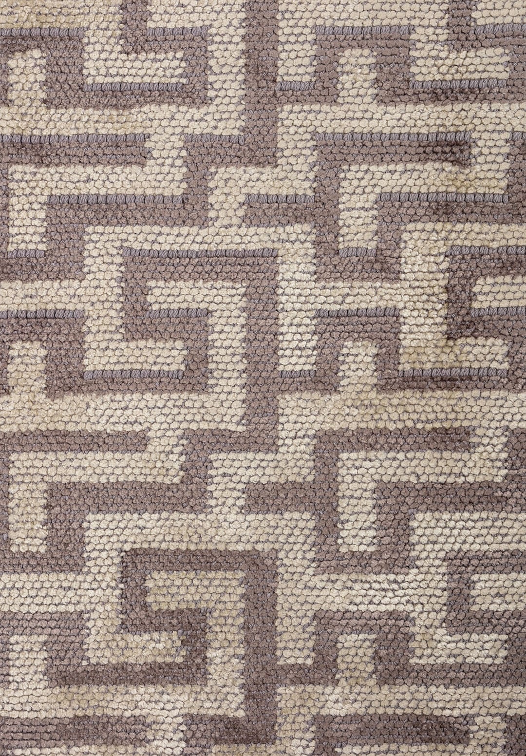 CATERPILLAR DARK GREY - CREAM RUG - 5