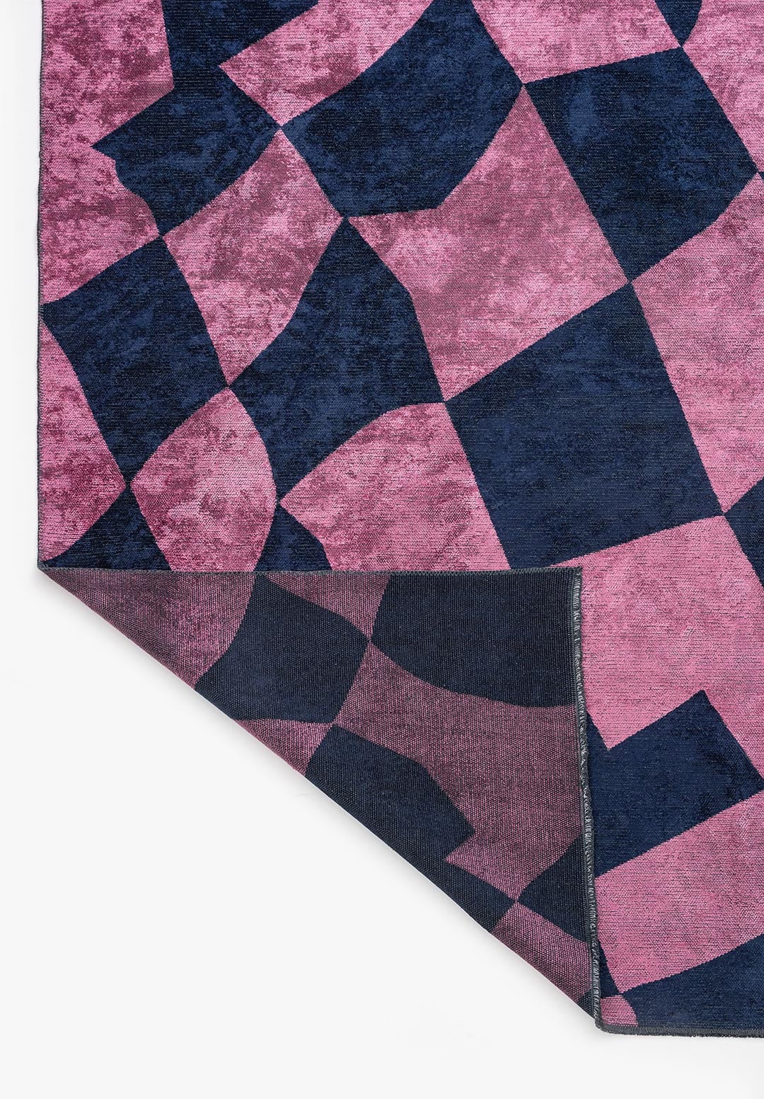 FLAG DARK NAVY - PINK RUG - 3