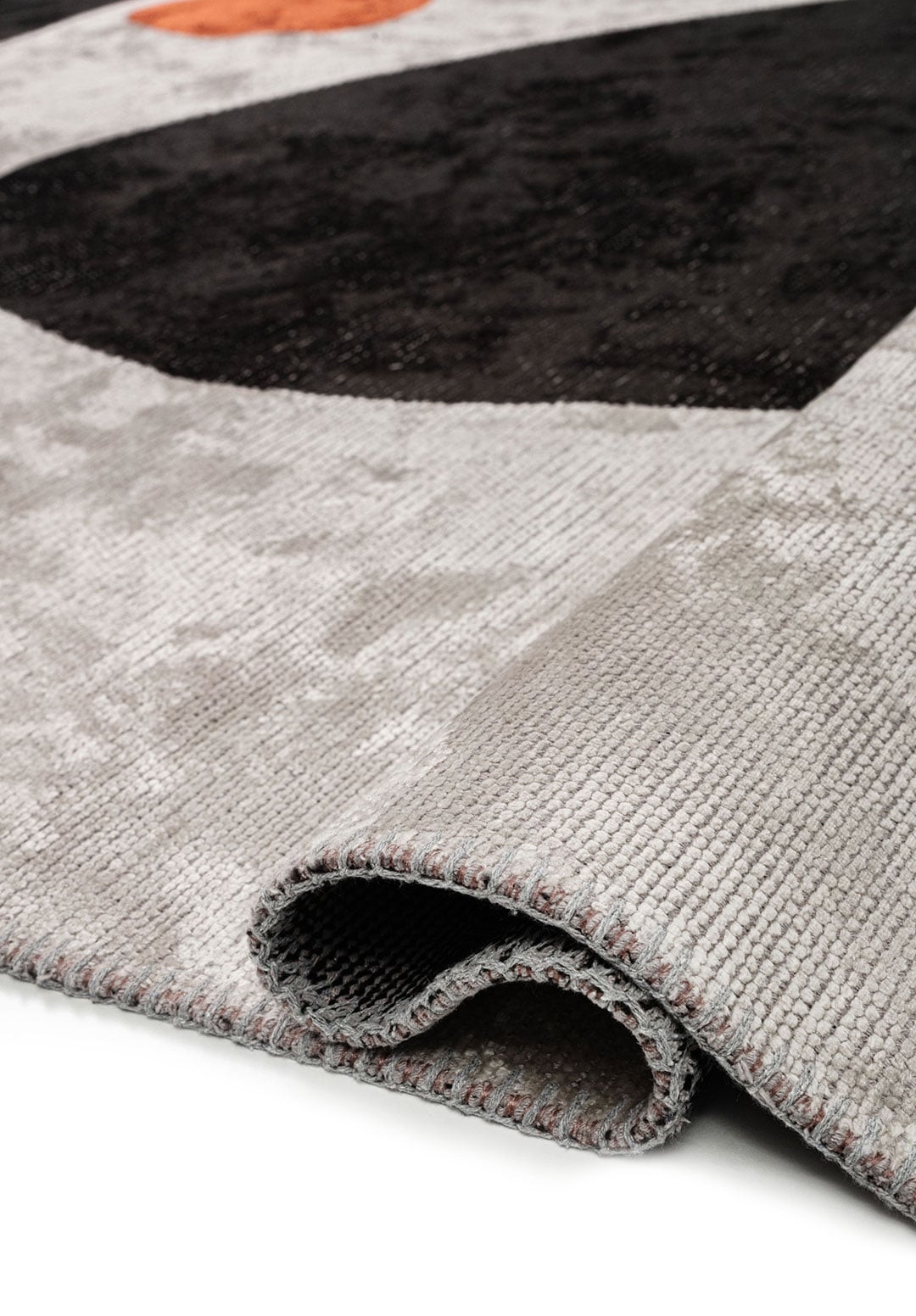 ROCK BLACK - RUST - BONE RUG - 2