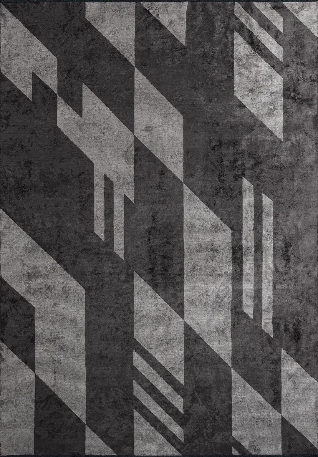 INTERVAL CHARCOAL - LIGHT GREY RUG - 1