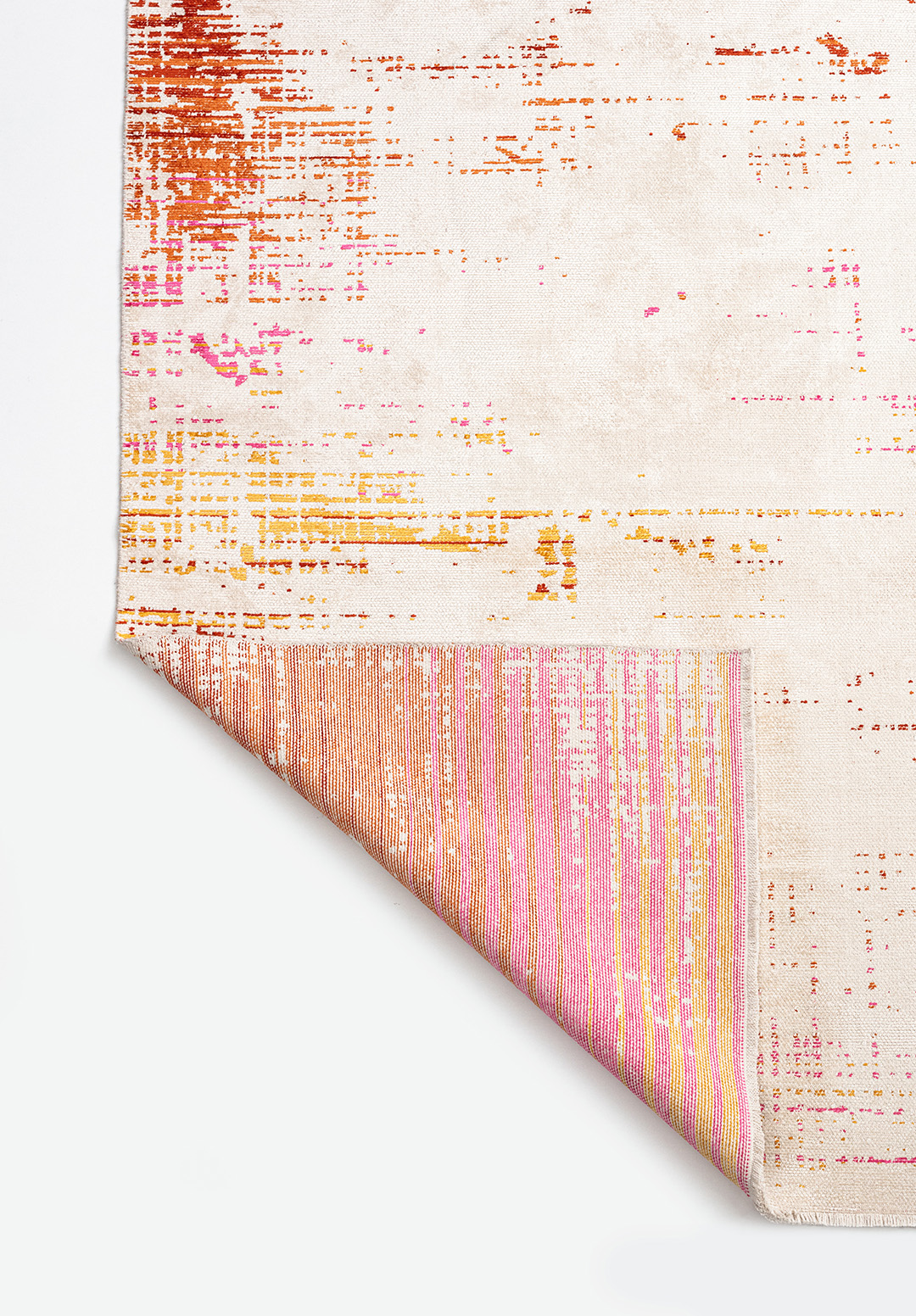SPACE ECRU - TERRA - RUST - GOLD - PINK RUG - 3