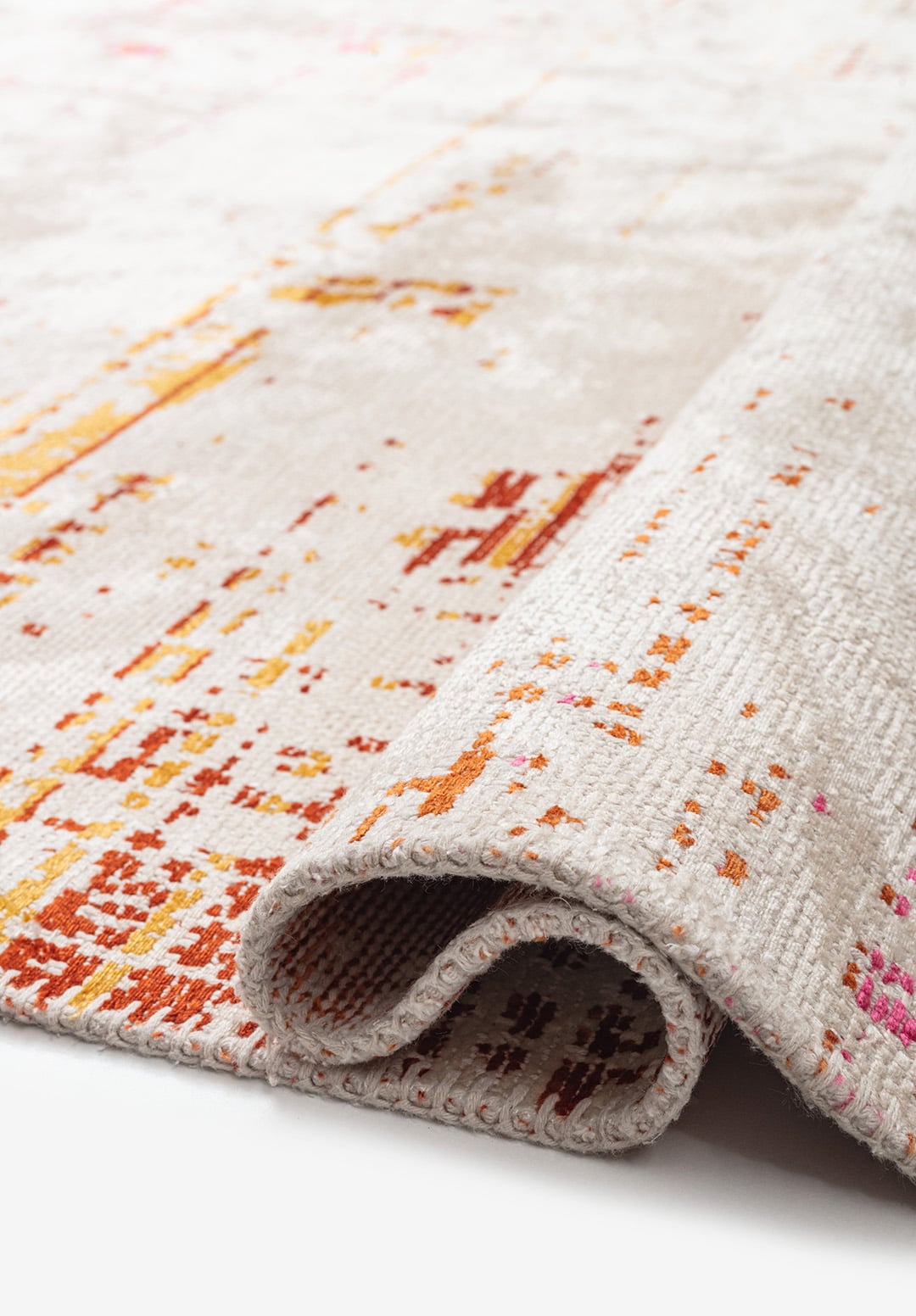 SPACE ECRU - TERRA - RUST - GOLD - PINK RUG - 2