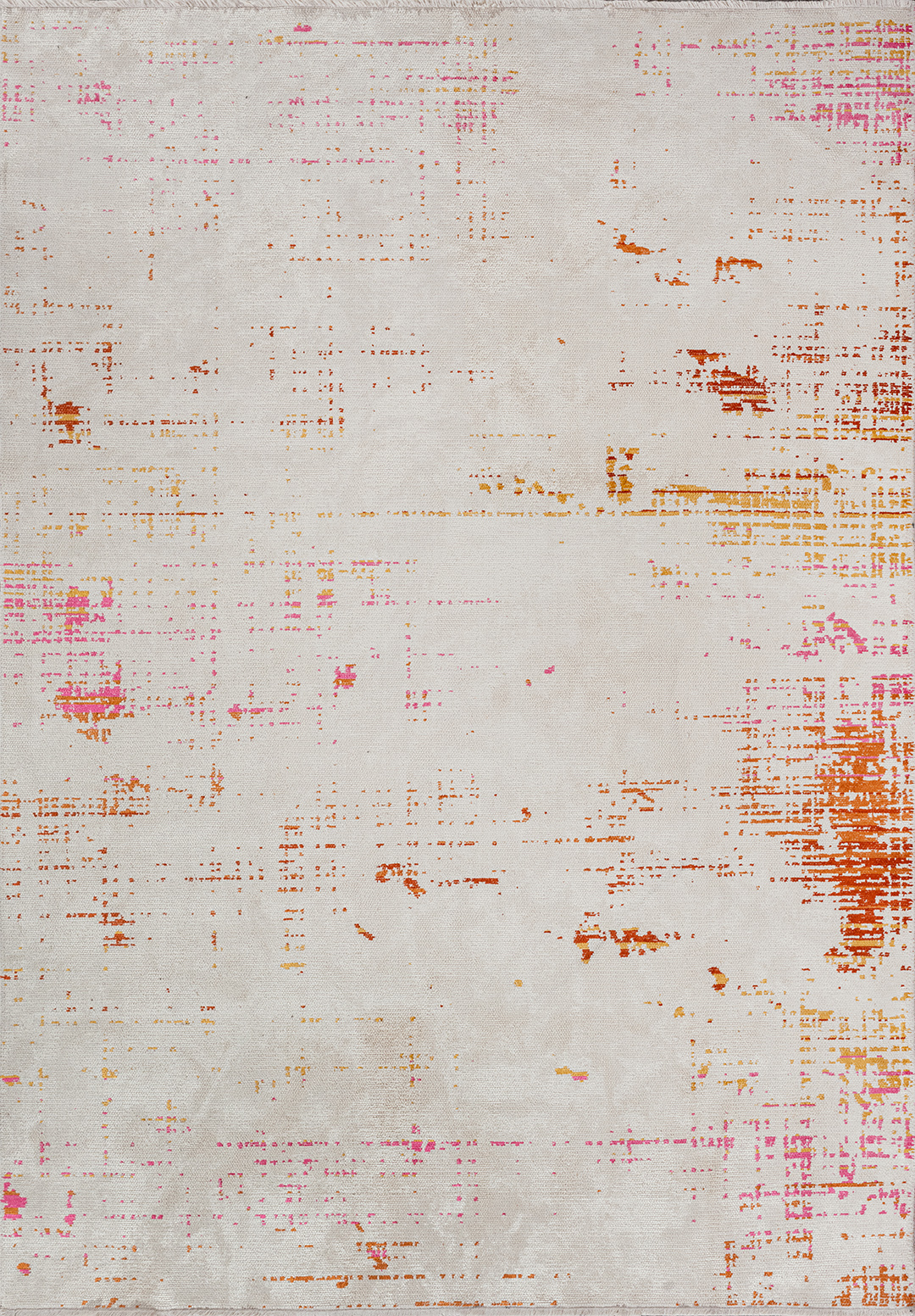 SPACE ECRU - TERRA - RUST - GOLD - PINK RUG - 1