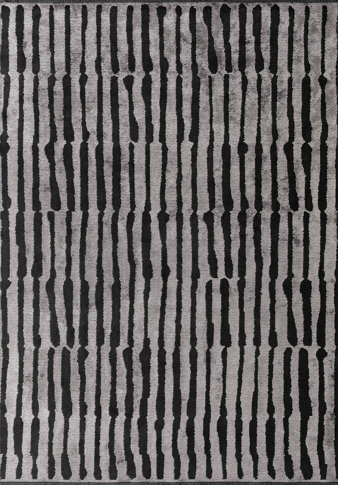 HILL BLACK - LIGHT CREAM RUG - 1