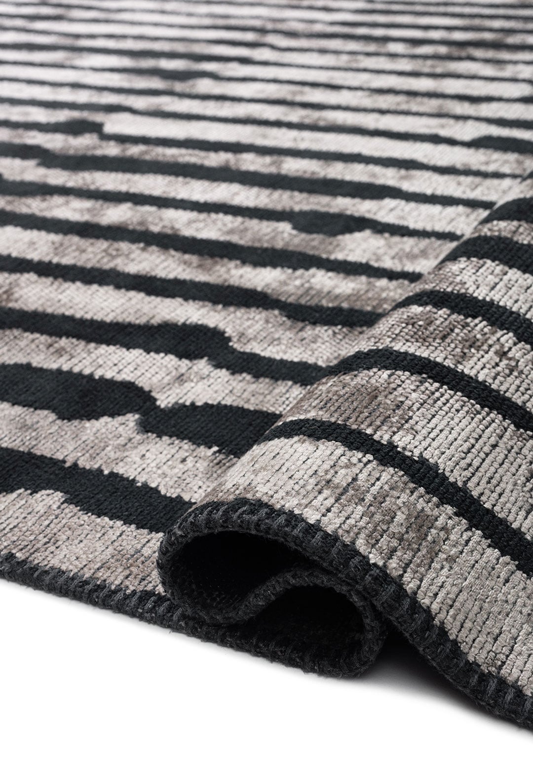 HILL BLACK - LIGHT CREAM RUG - 2