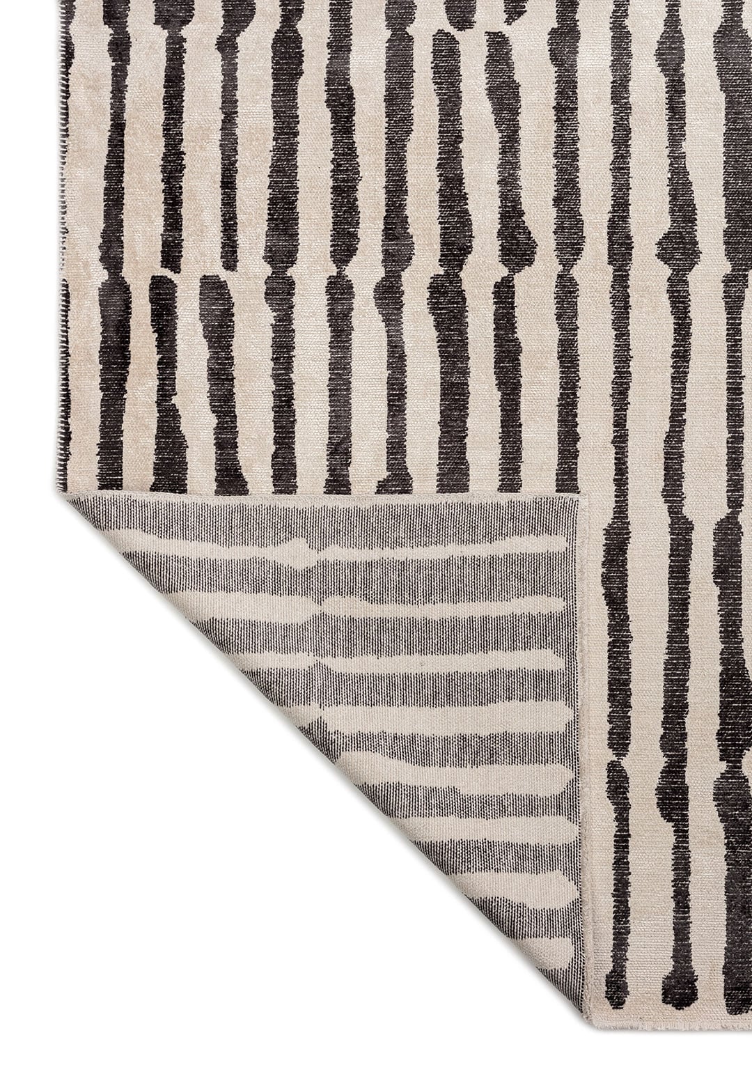 HILL CHARCOAL - ECRU RUG - 3