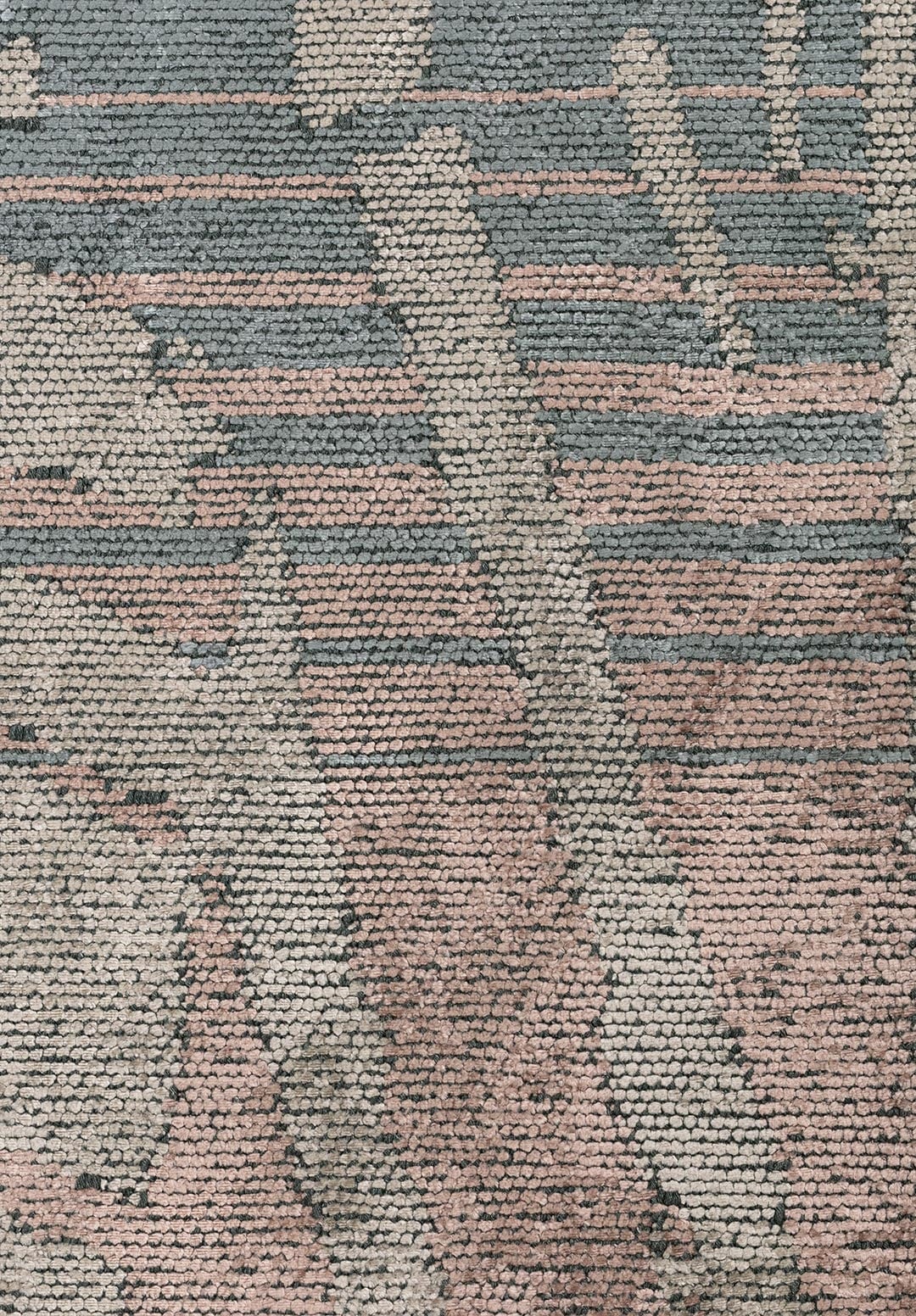 GRAFFITI CHARCOAL - DARK MINK - BLUE - COPPER - CREAM RUG - 5