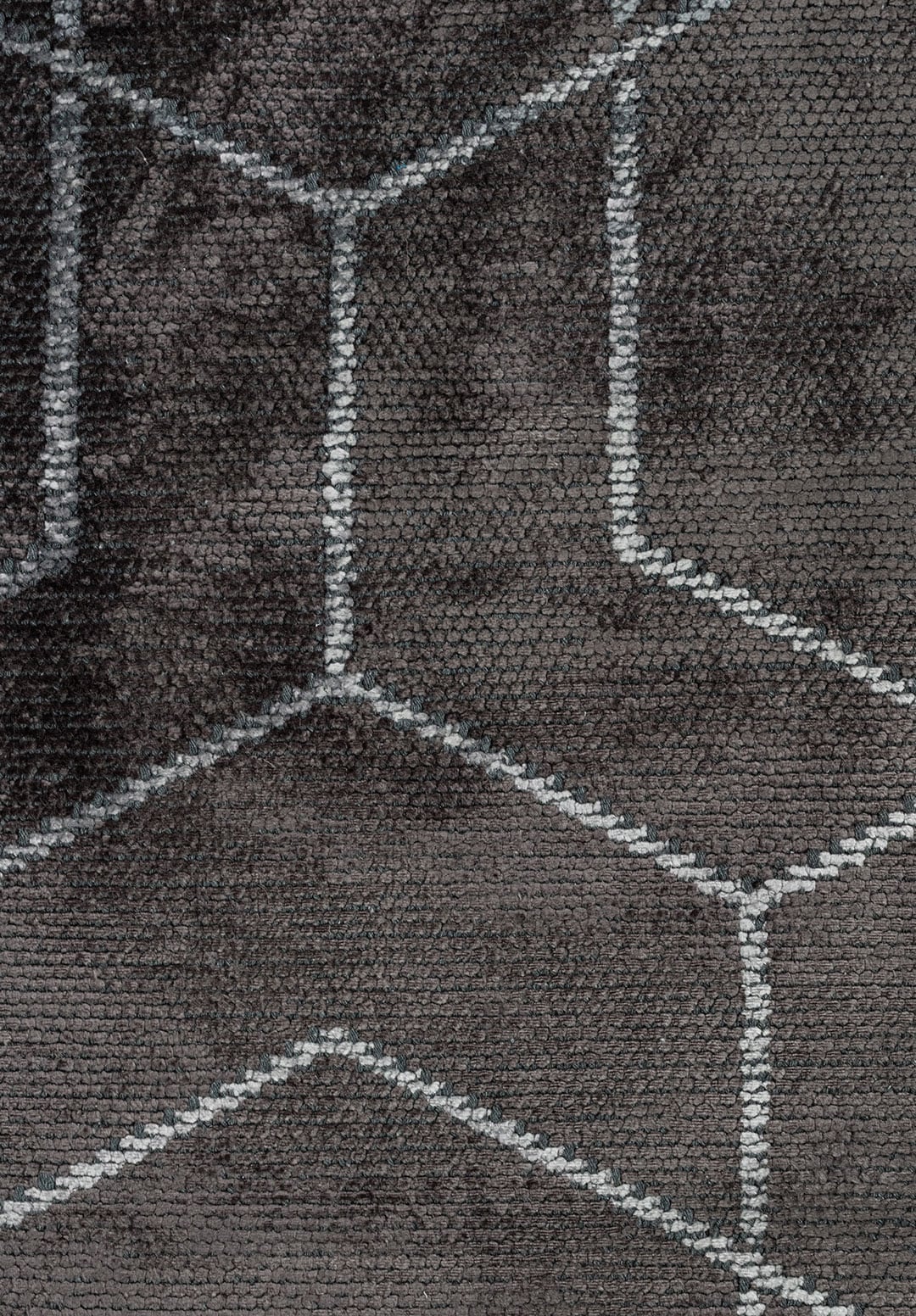 HONEYCOMB DARK TURQUOISE - PETROL - BLUE - ICE BLUE - CHARCOAL RUG - 5