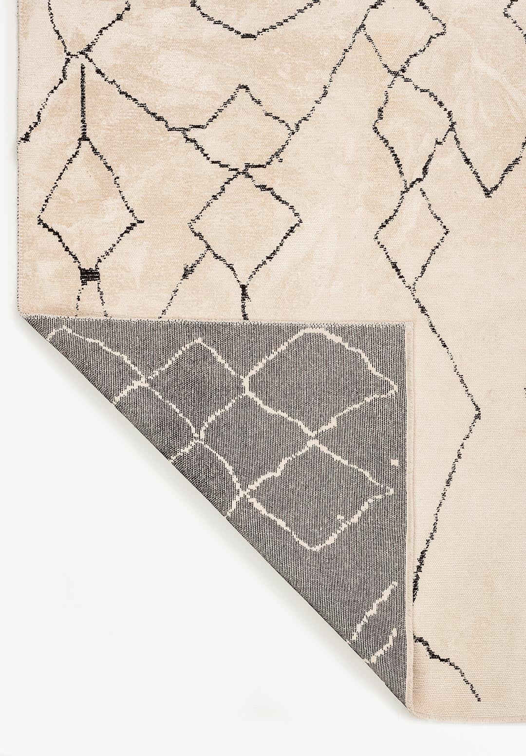ETHNIC BLACK - ECRU RUG - 3