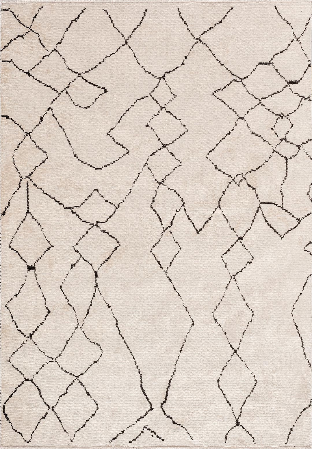 ETHNIC BLACK - ECRU RUG - 1