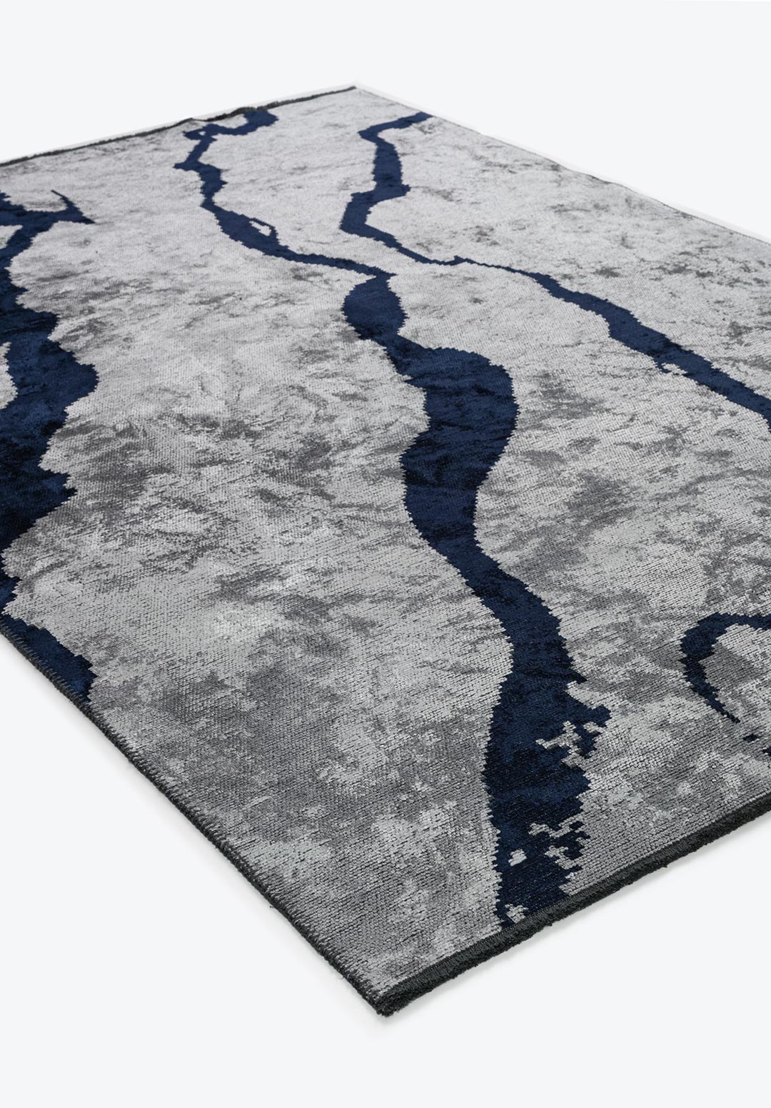 AURA DARK NAVY - ICE BLUE RUG - 4