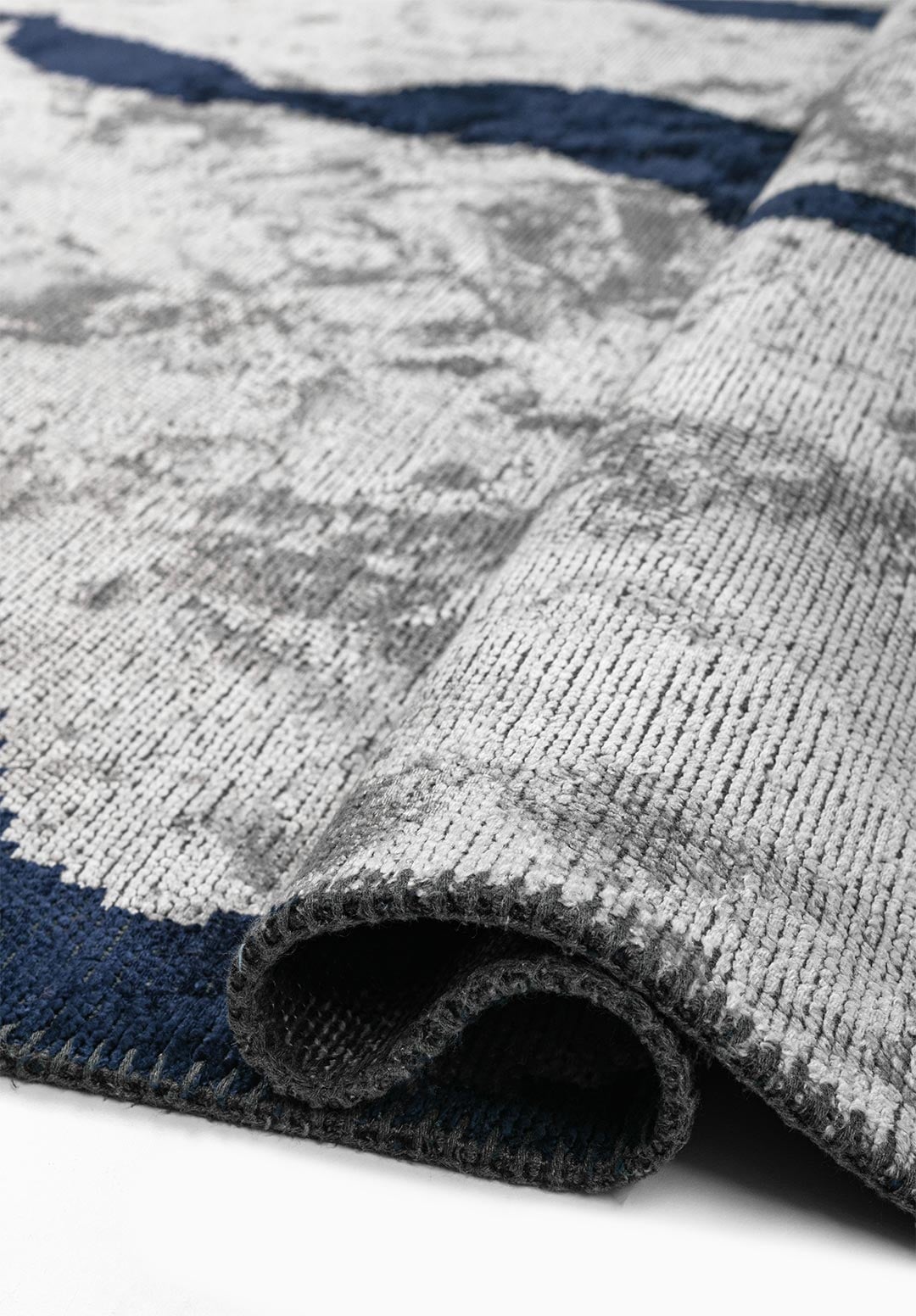 AURA DARK NAVY - ICE BLUE RUG - 2
