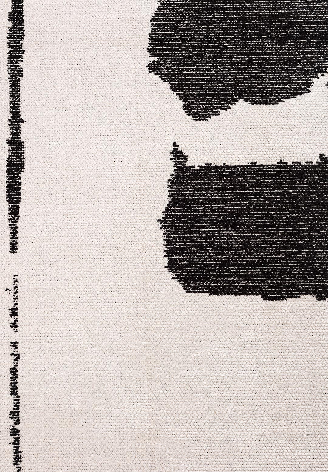 CLAY BLACK - ECRU RUG - 5