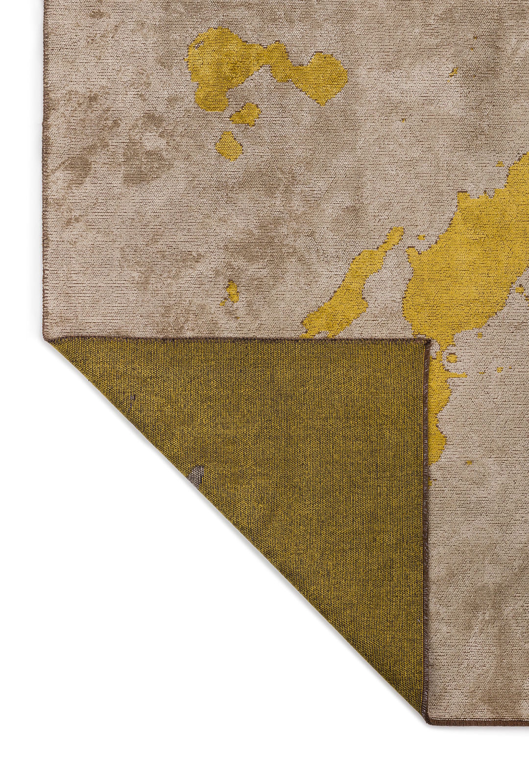 SPILL YELLOW - LIGHT GREY RUG - 3