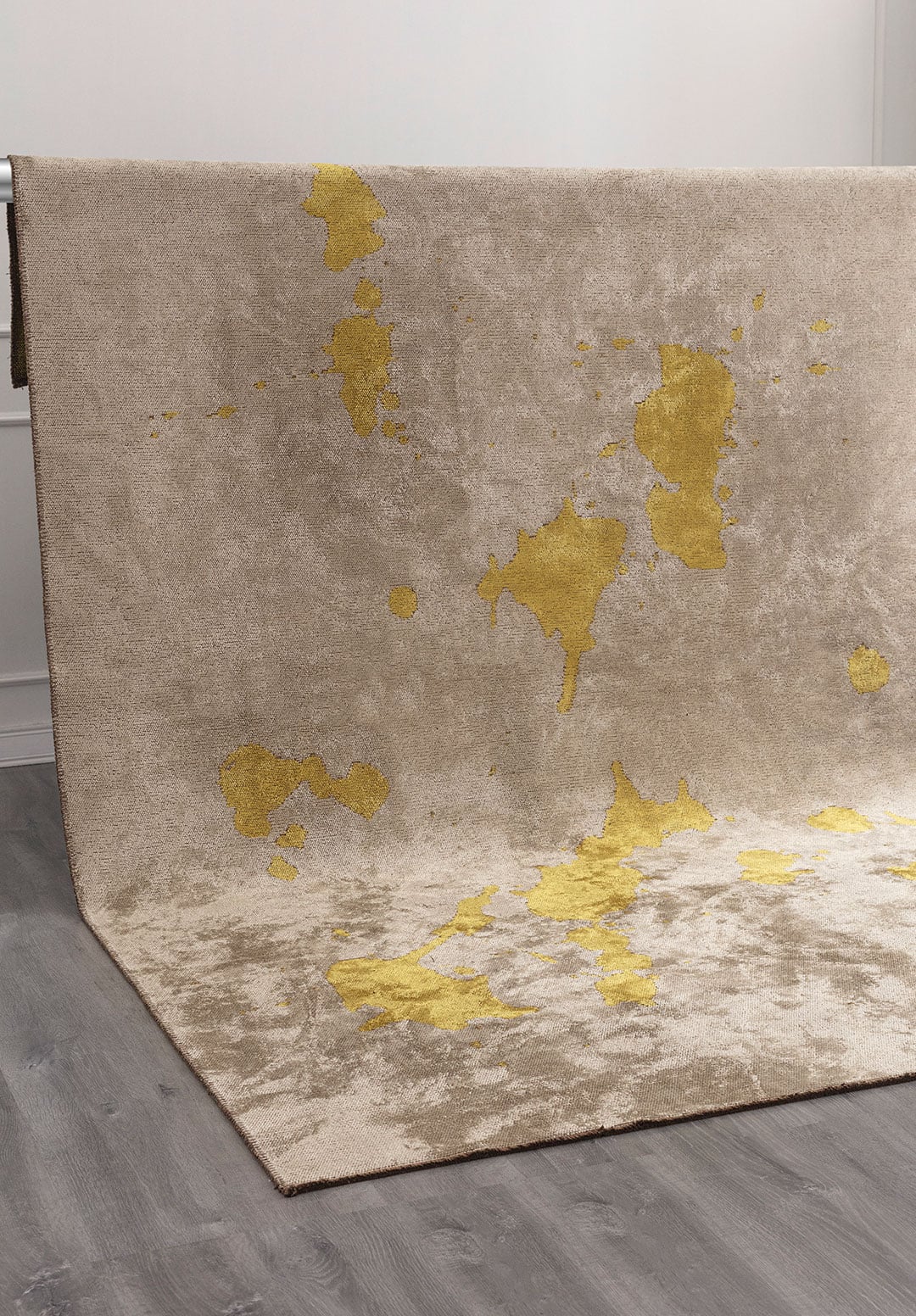 SPILL YELLOW - LIGHT GREY RUG - 4