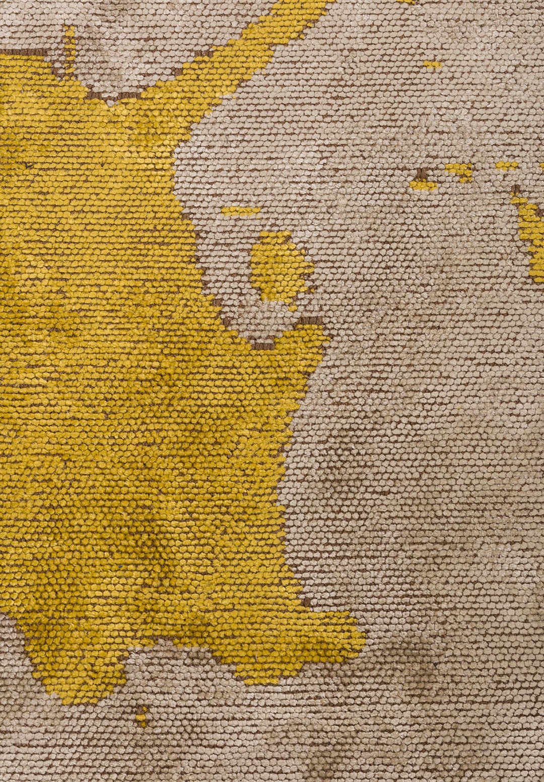SPILL YELLOW - LIGHT GREY RUG - 5