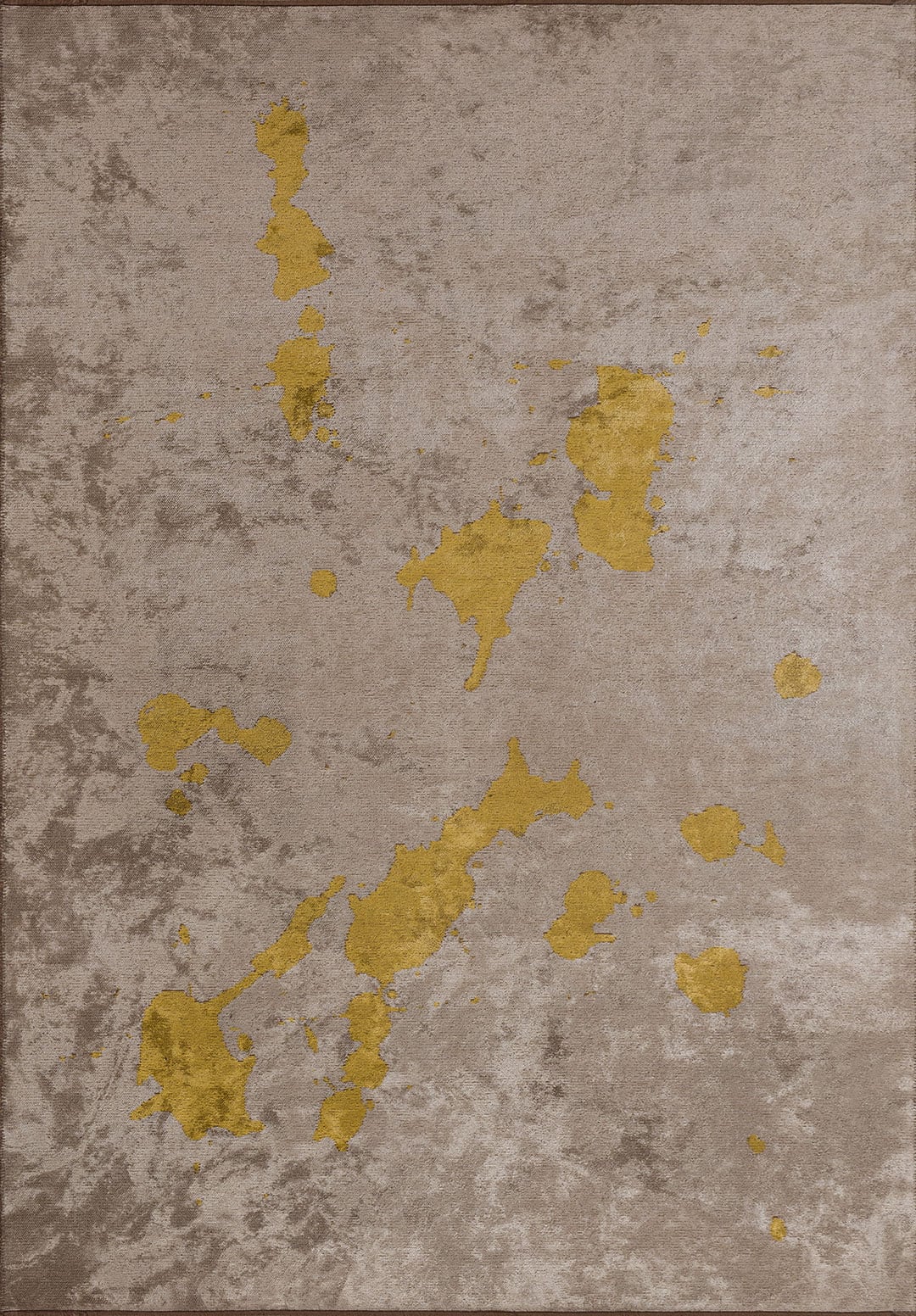 SPILL YELLOW - LIGHT GREY RUG - 1