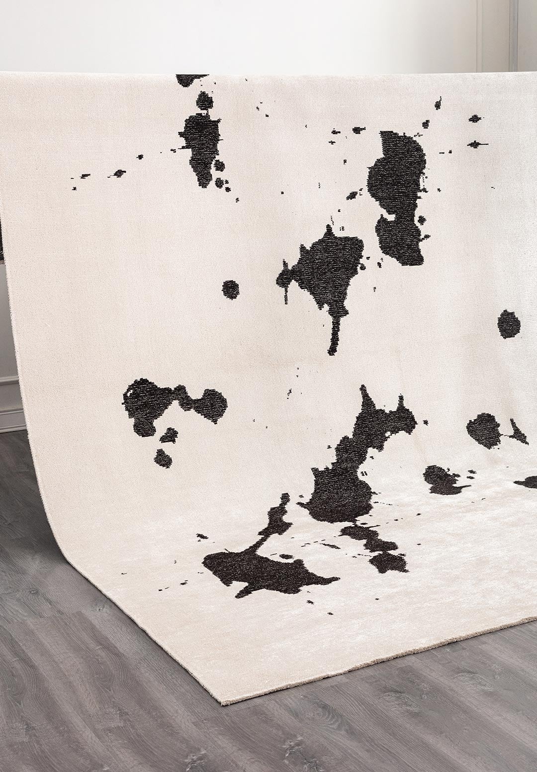 SPILL BLACK - ECRU RUG - 6